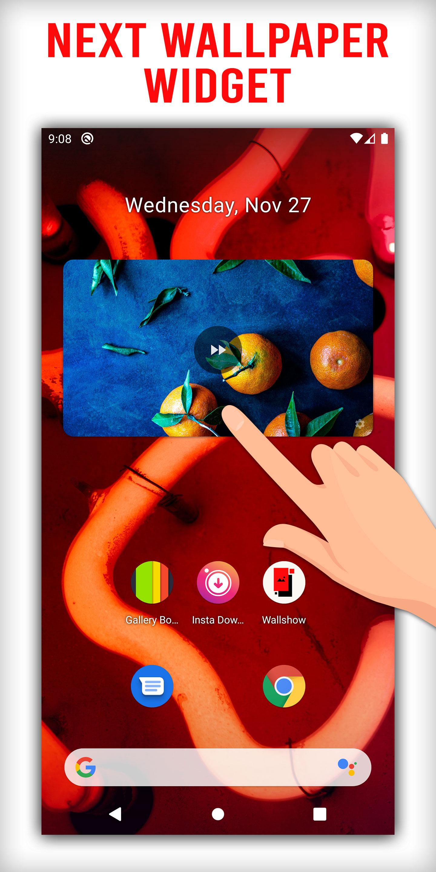 اسکرین شات 6 برنامه Wallshow: Wallpaper Changer