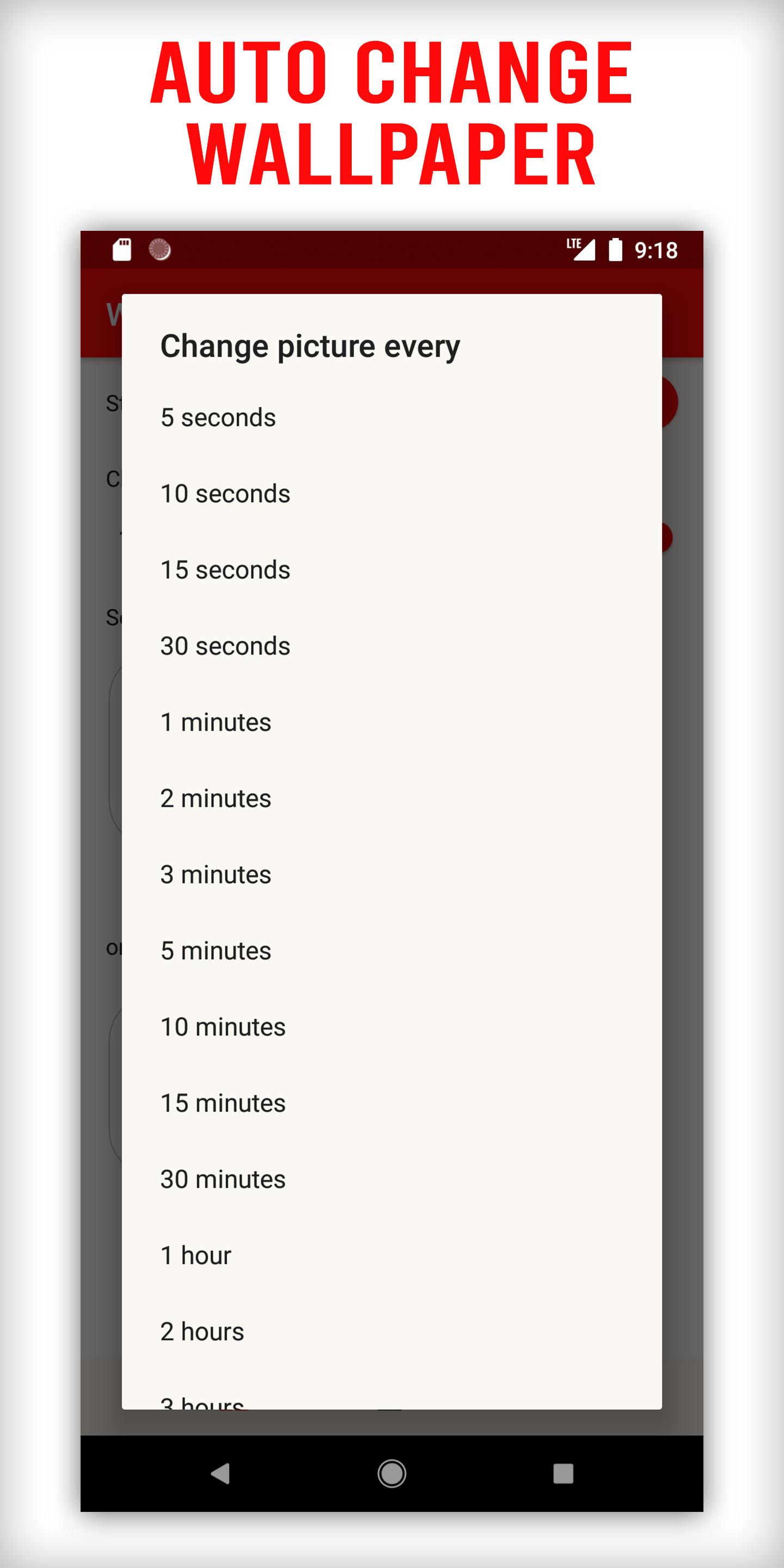 اسکرین شات 3 برنامه Wallshow: Wallpaper Changer