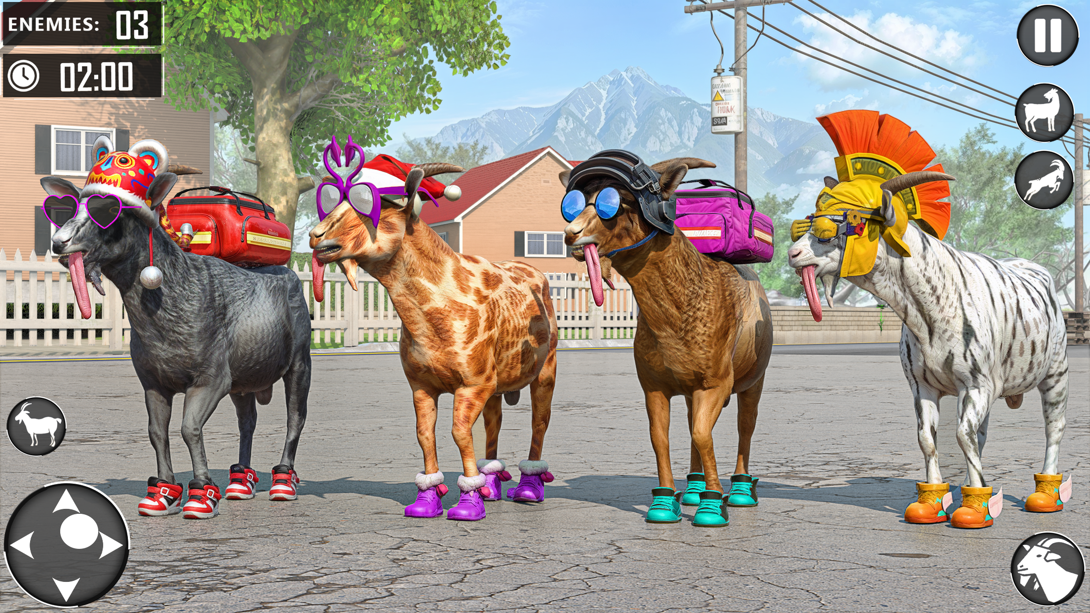 اسکرین شات 8 بازی Angry Goat Fun City Adventure