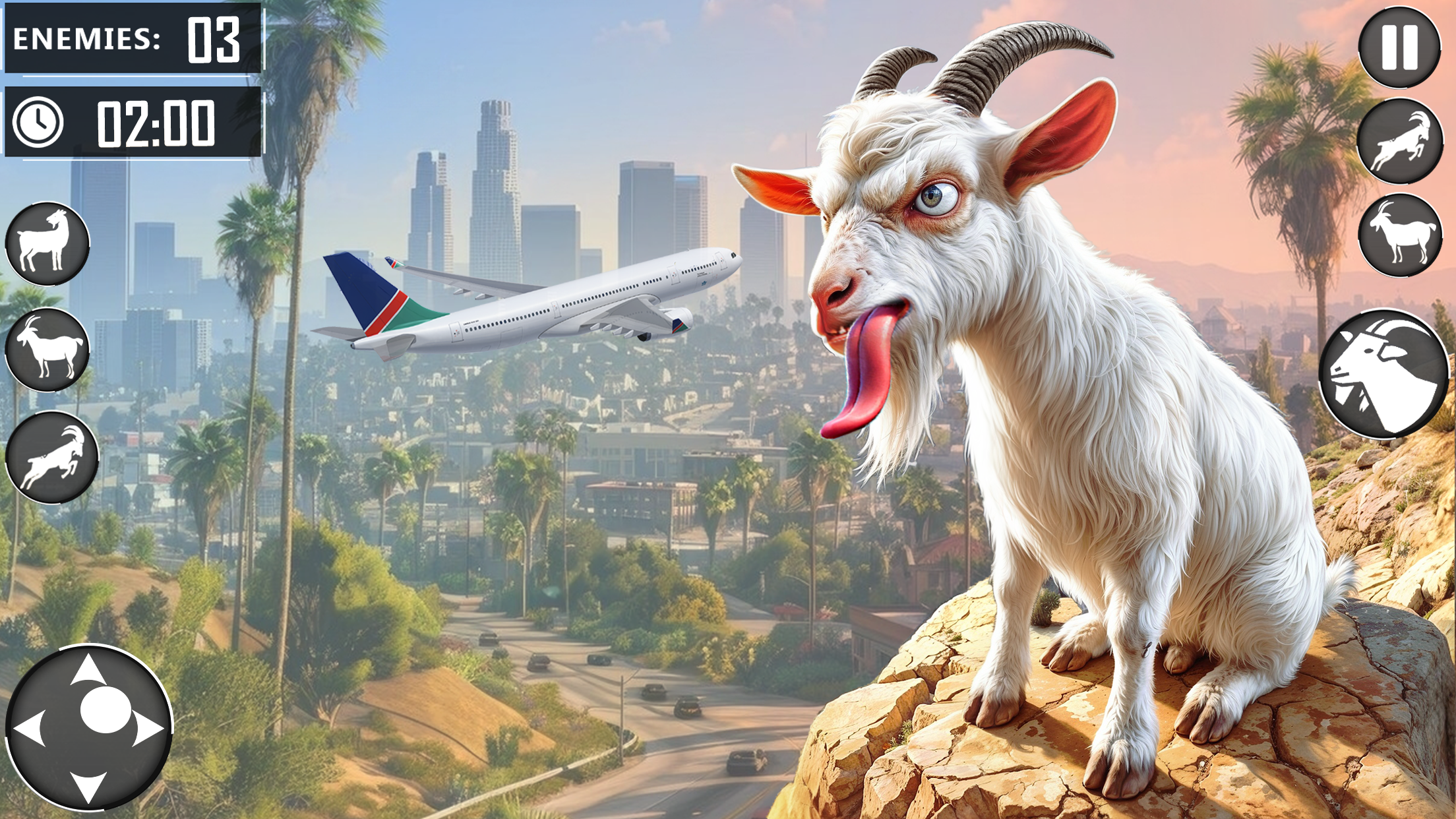 اسکرین شات 2 بازی Angry Goat Fun City Adventure