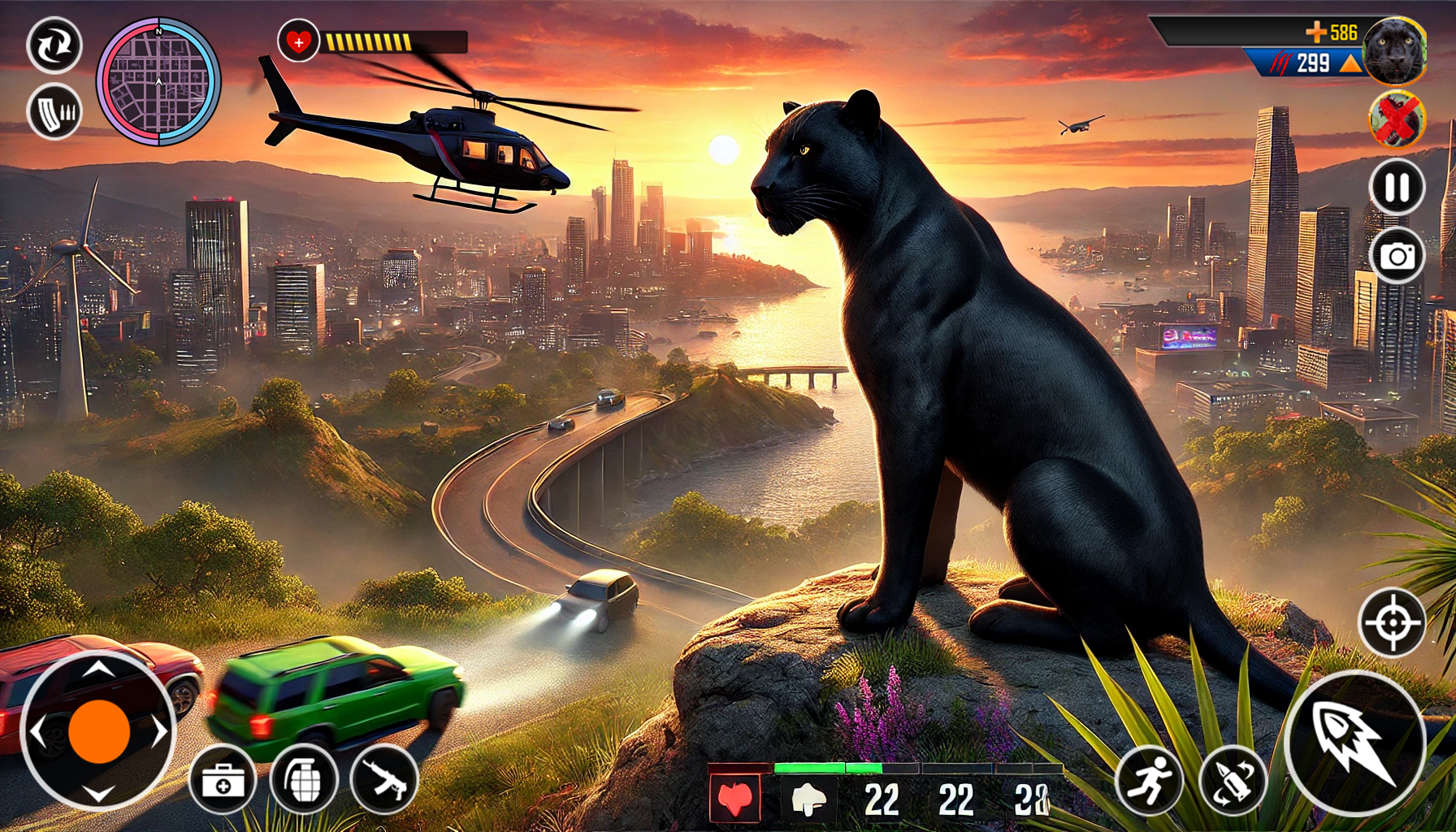 اسکرین شات 3 بازی Wild Panther Fun Simulator