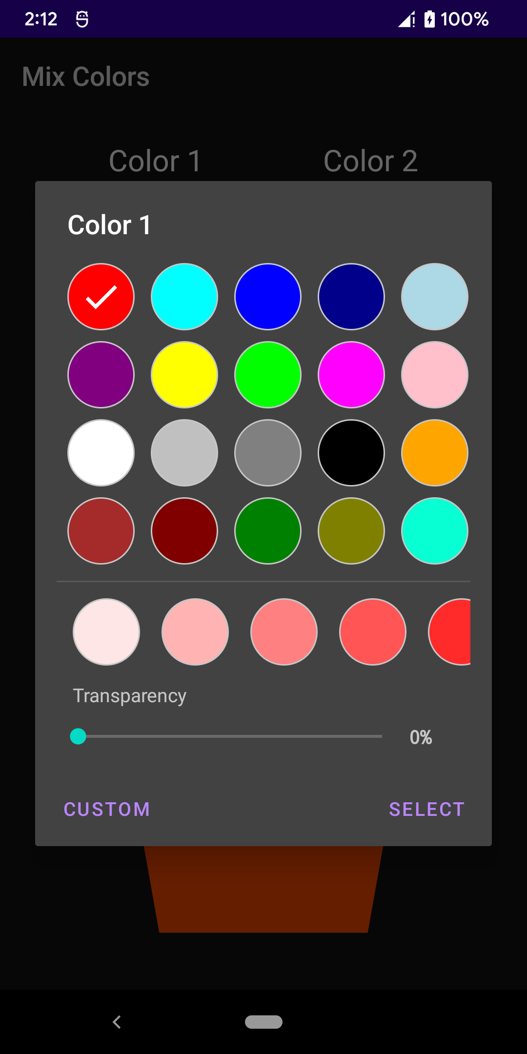 اسکرین شات 5 برنامه Mix Colors