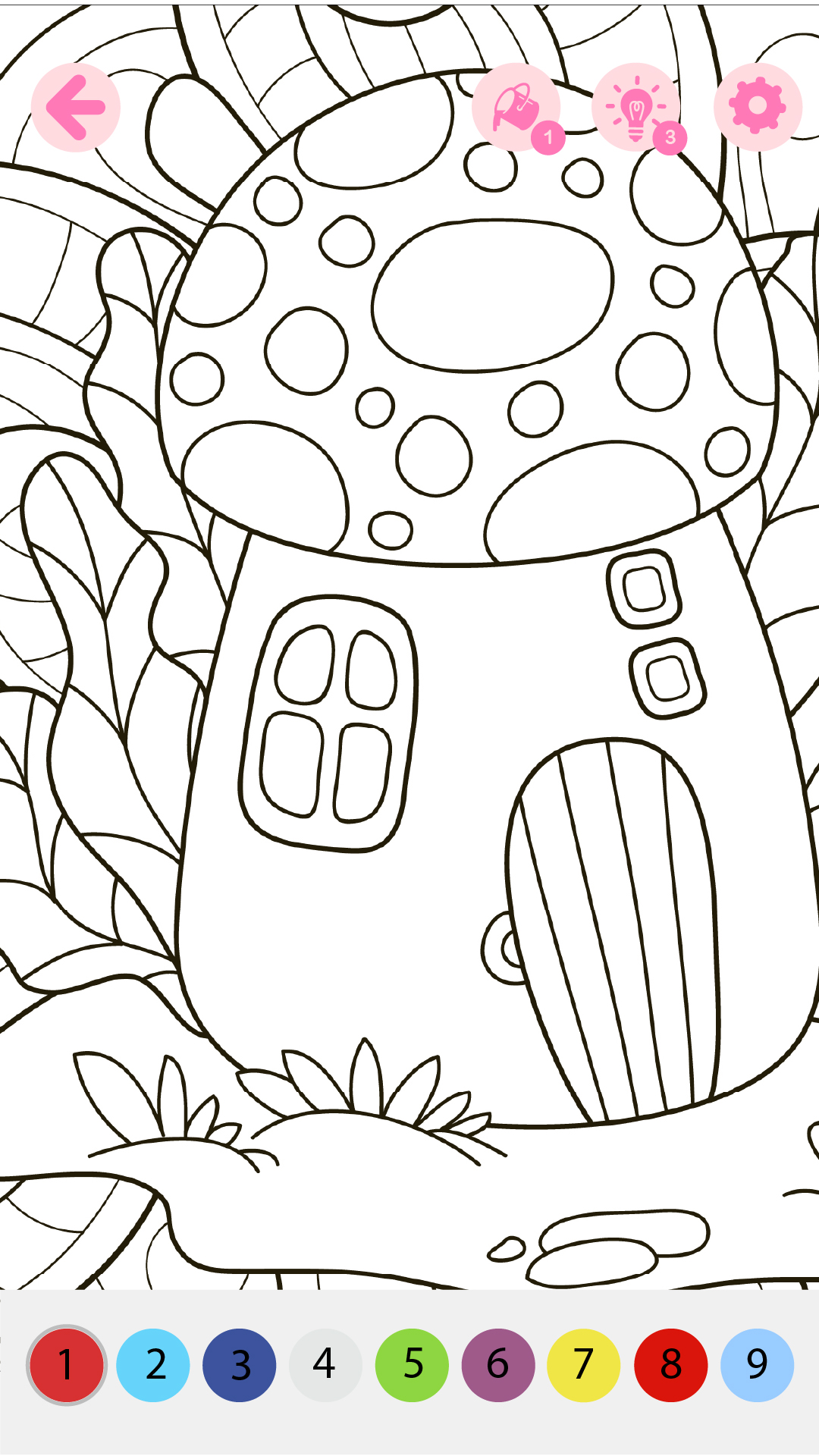 اسکرین شات 5 بازی Kids Coloring Book by Numbers
