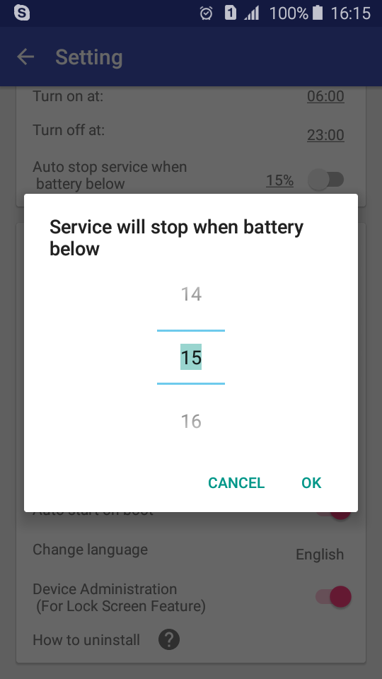 اسکرین شات برنامه Easy Unlock - Screen on/off 4