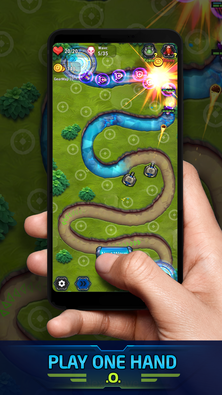 اسکرین شات 2 بازی Tower Defense: Galaxy V