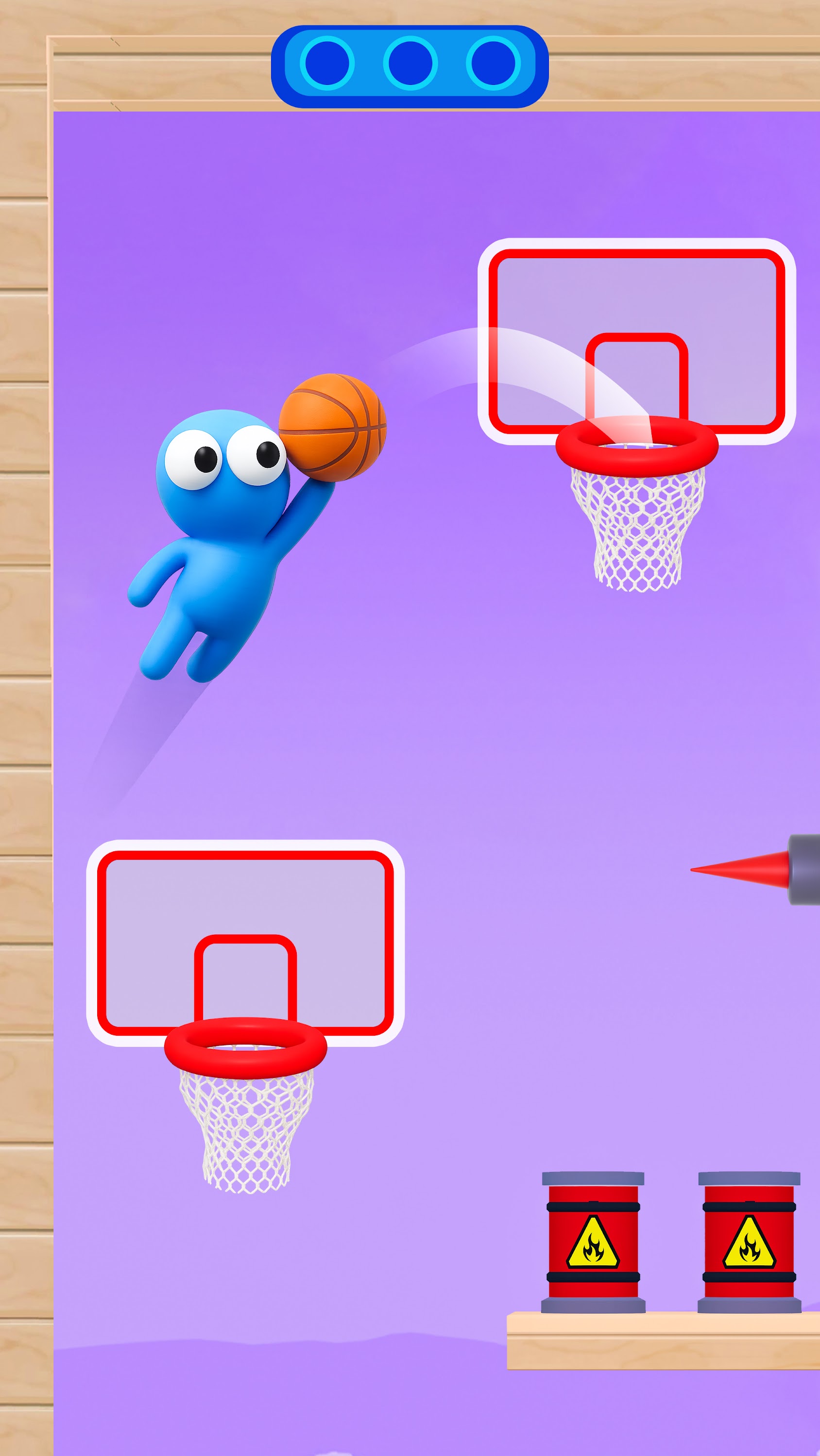 اسکرین شات 4 بازی Dunk Dude: Basketball Games
