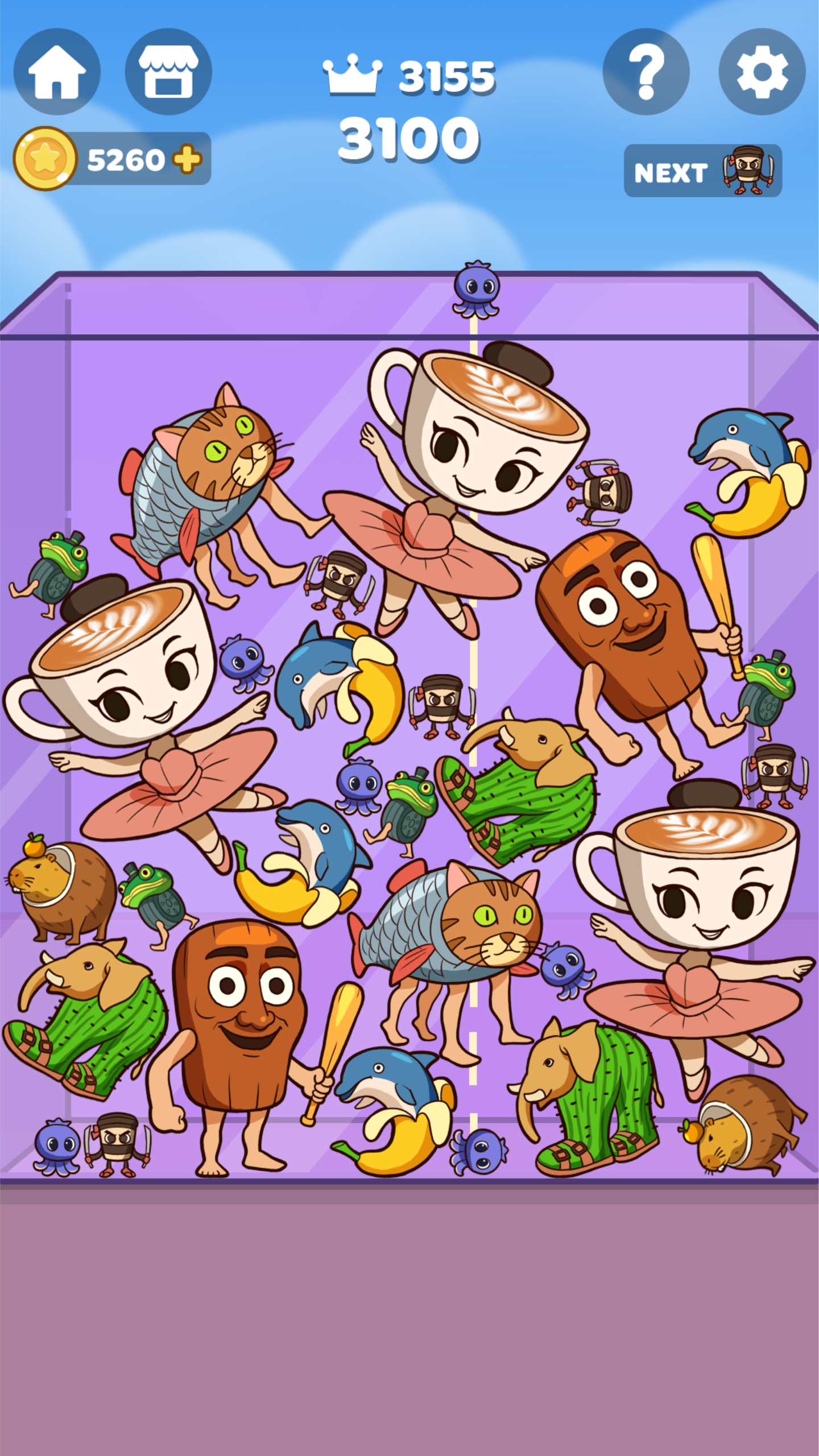 اسکرین شات 4 بازی Brainrot Merge - Drop Puzzle