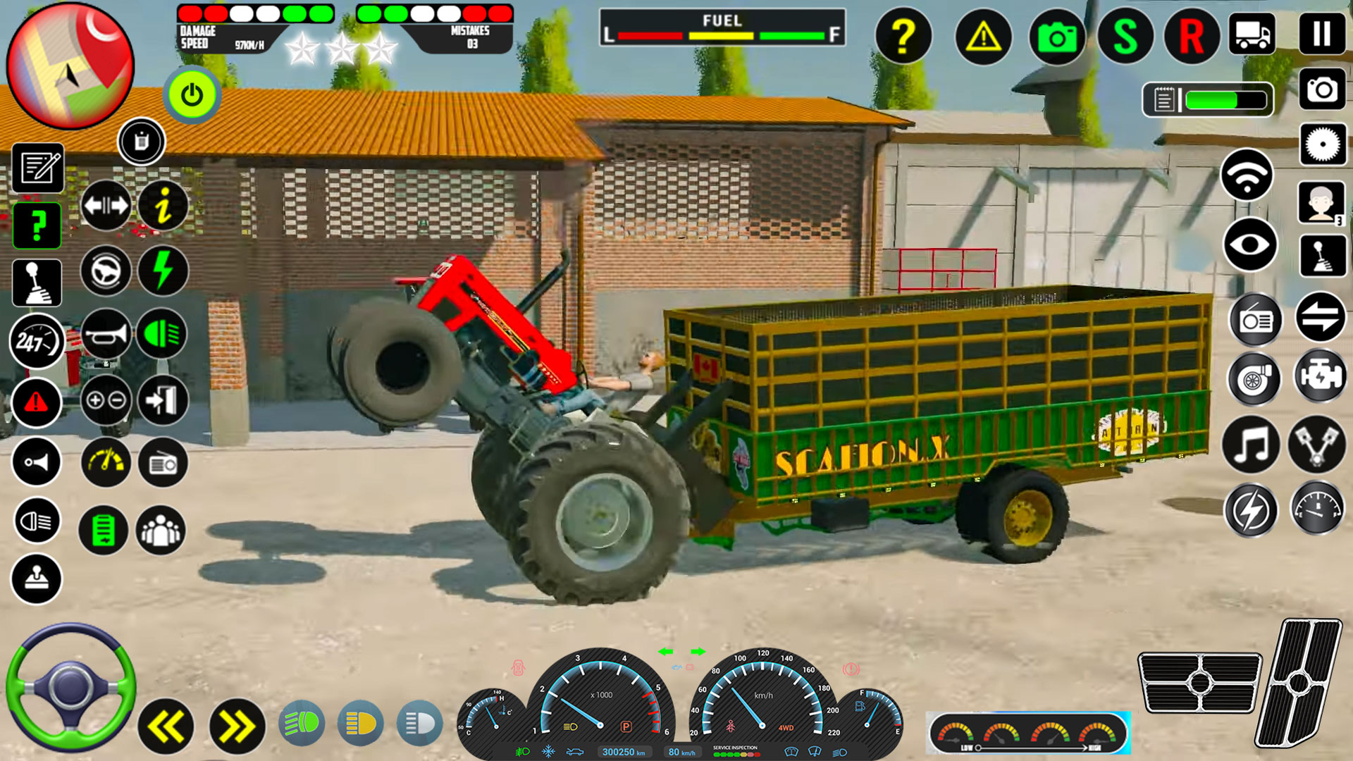 اسکرین شات 5 بازی Indian Tractor Transport Games