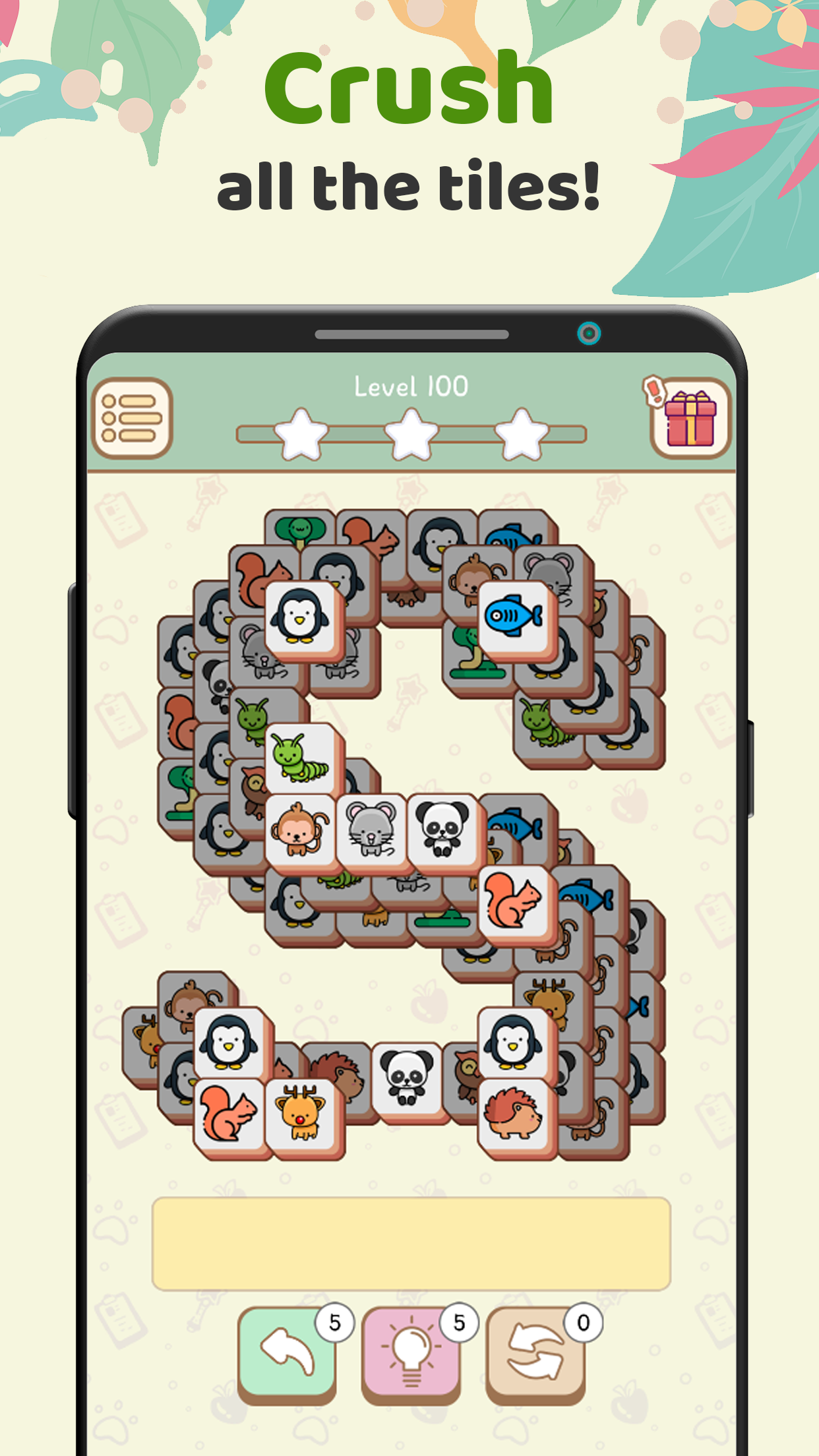 اسکرین شات 4 بازی 3 Tiles - Match Animal Puzzle
