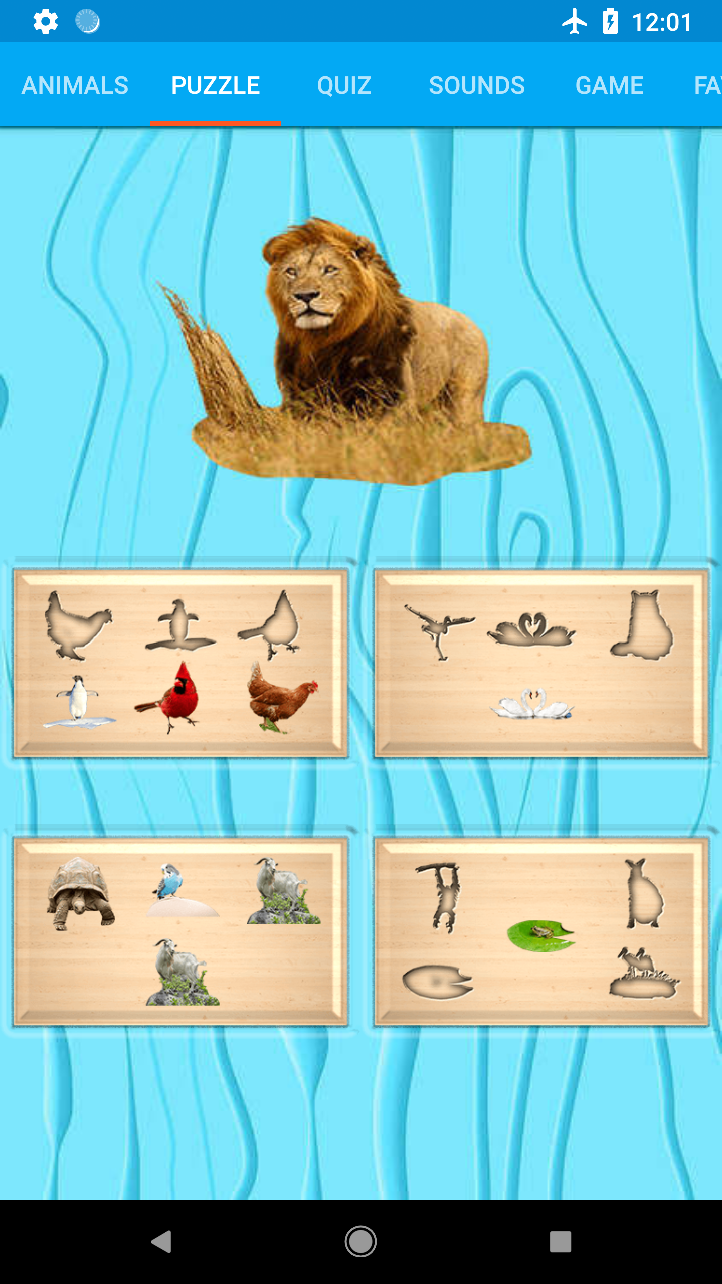 اسکرین شات 5 برنامه Animal Sounds