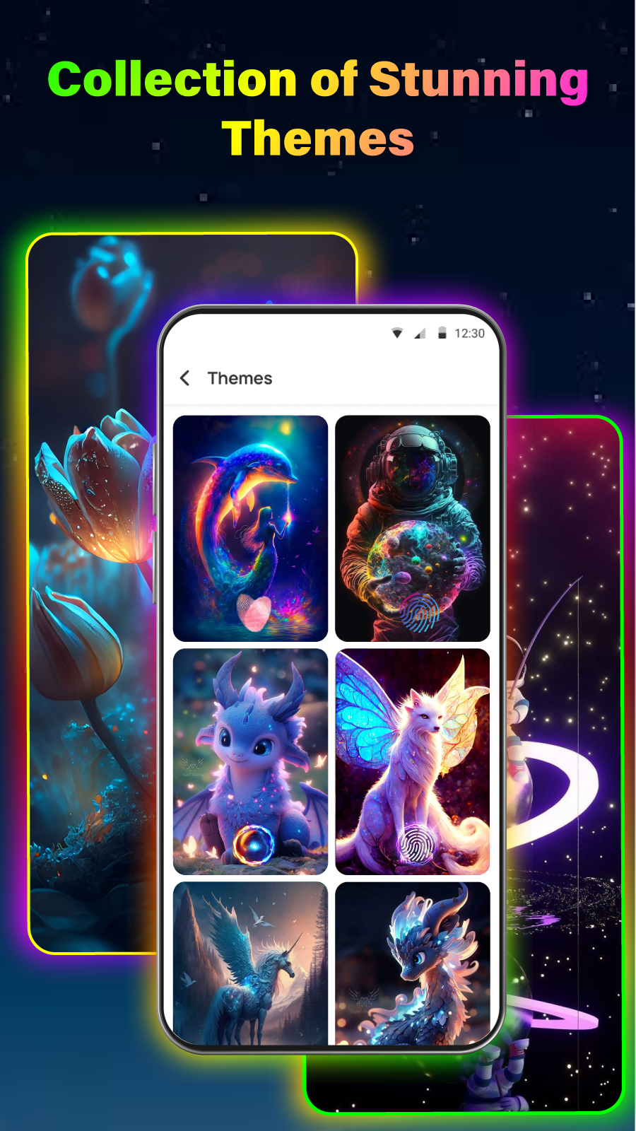 اسکرین شات 2 برنامه Fingerprint: Live Animation