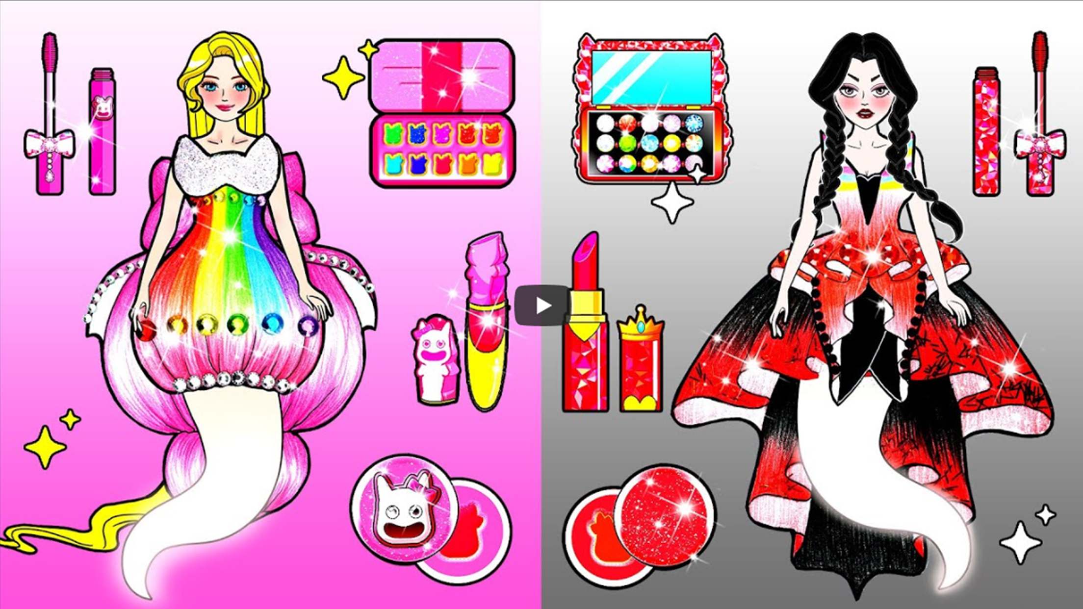 اسکرین شات 3 بازی Chibi Dolls - Anime Dress Up
