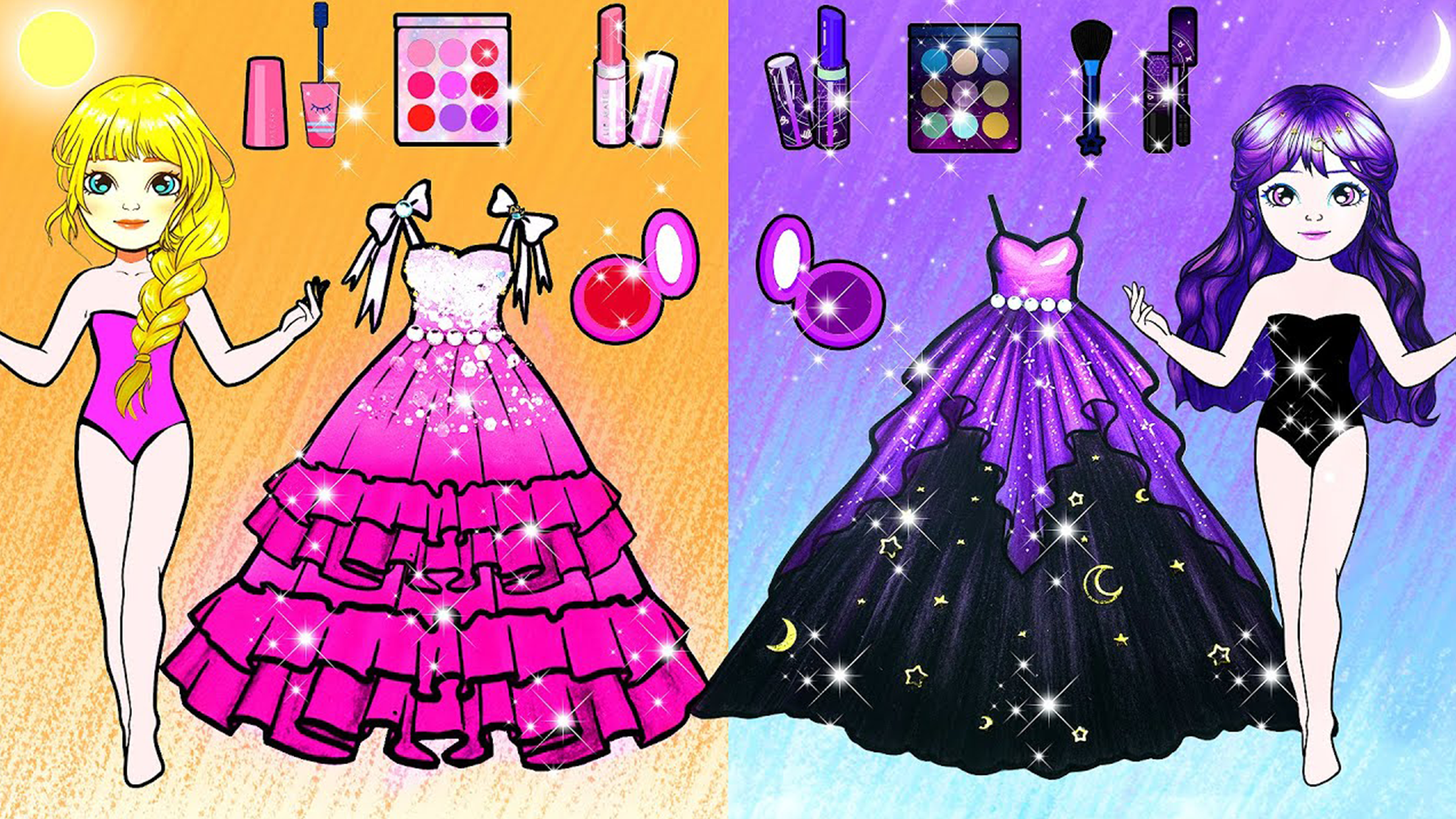 اسکرین شات 2 بازی Chibi Dolls - Anime Dress Up