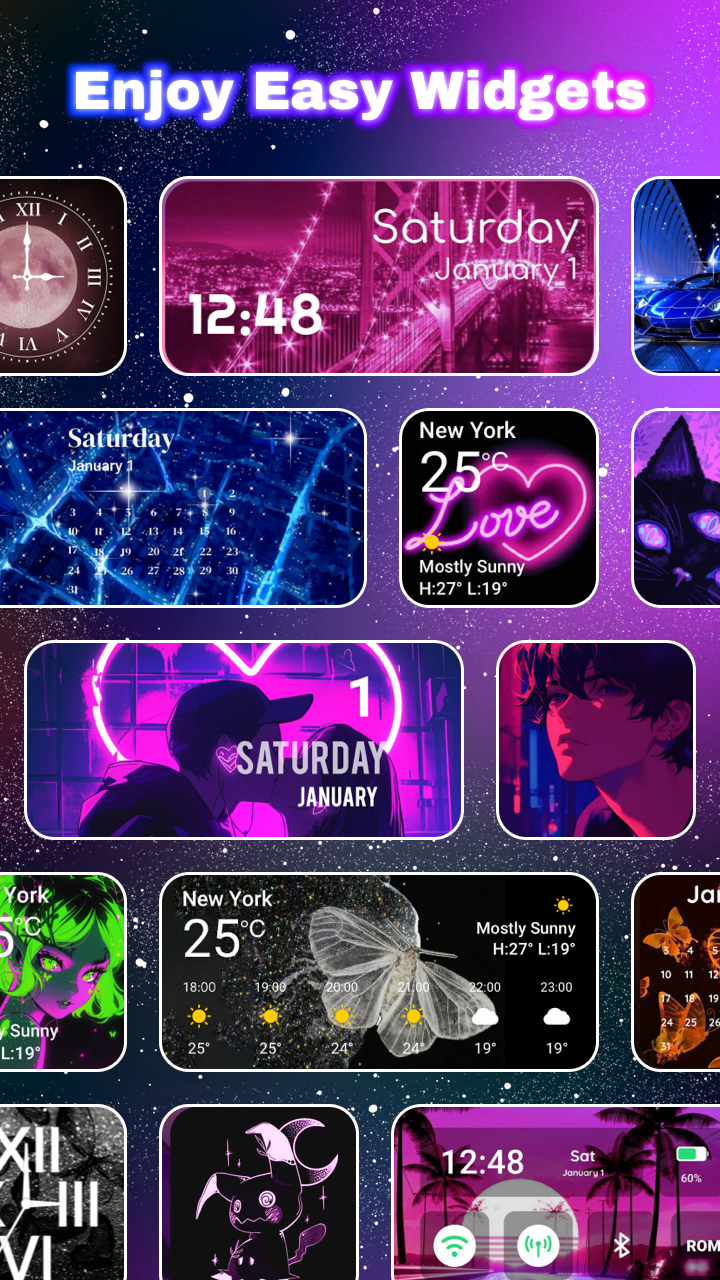 اسکرین شات 3 برنامه iThemes - Easy Widgets, Icons