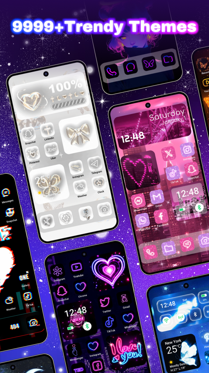 اسکرین شات 1 برنامه iThemes - Easy Widgets, Icons