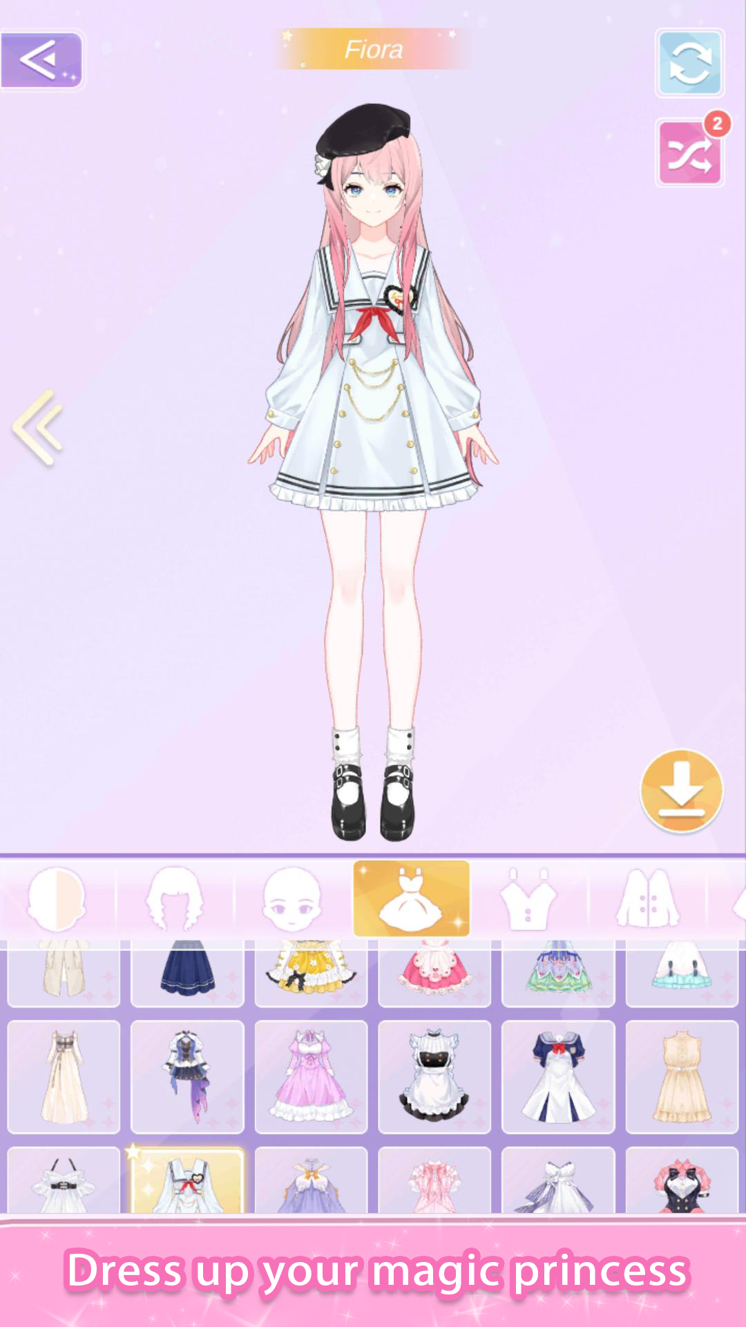 اسکرین شات 6 بازی Magic Princess: Dress Up Games