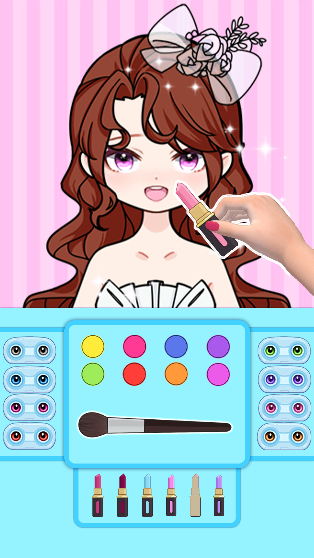 اسکرین شات 4 بازی Anime Paper Doll DIY: Dress Up