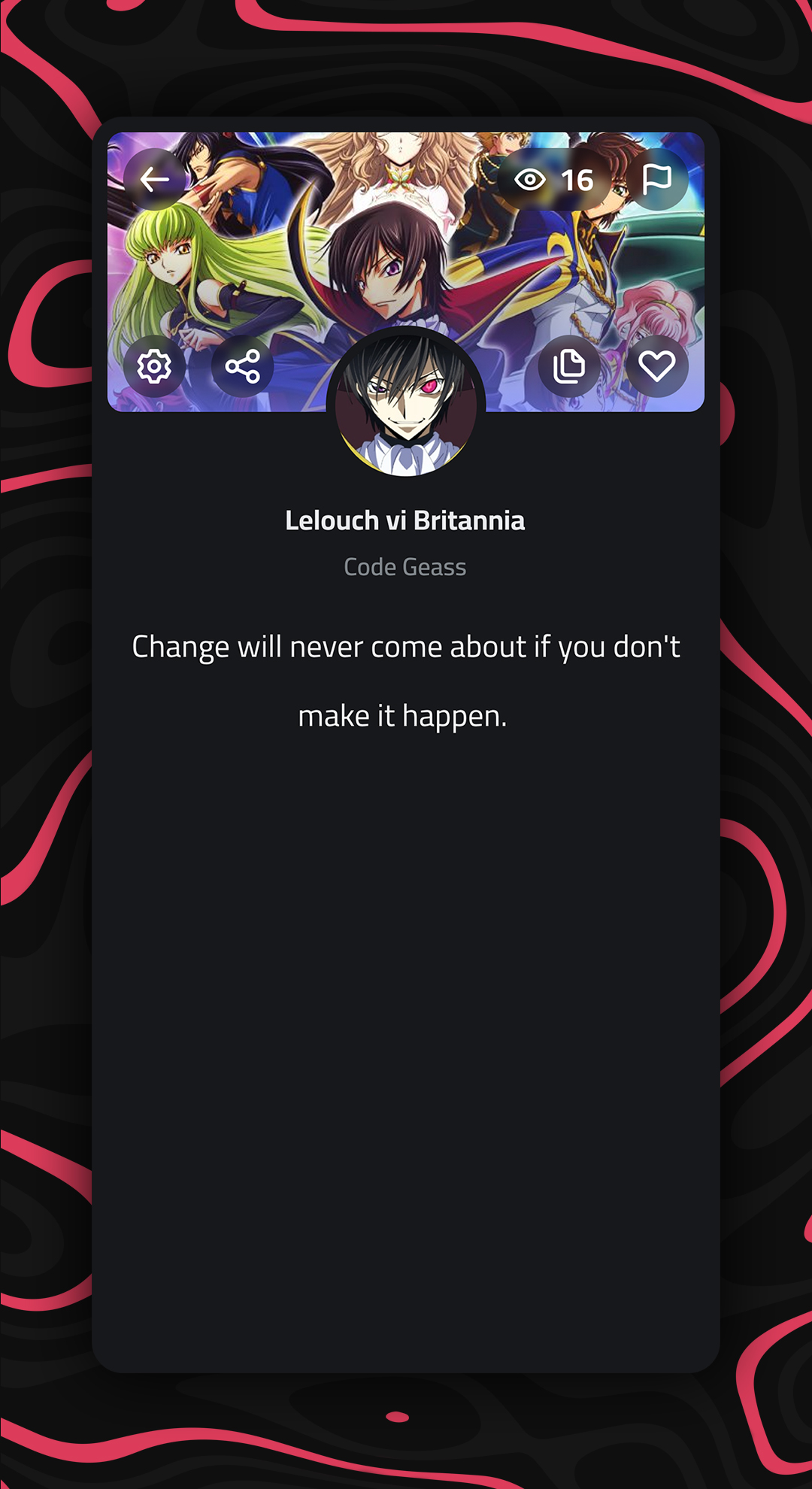 اسکرین شات 6 برنامه Anime Quotes