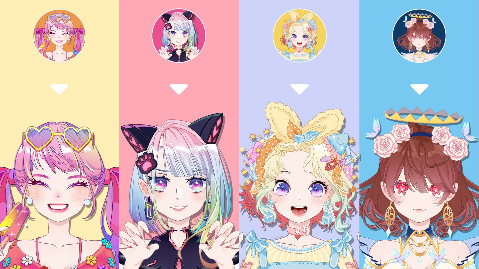 اسکرین شات 5 بازی Anime Avatar Maker 2: Dress Up
