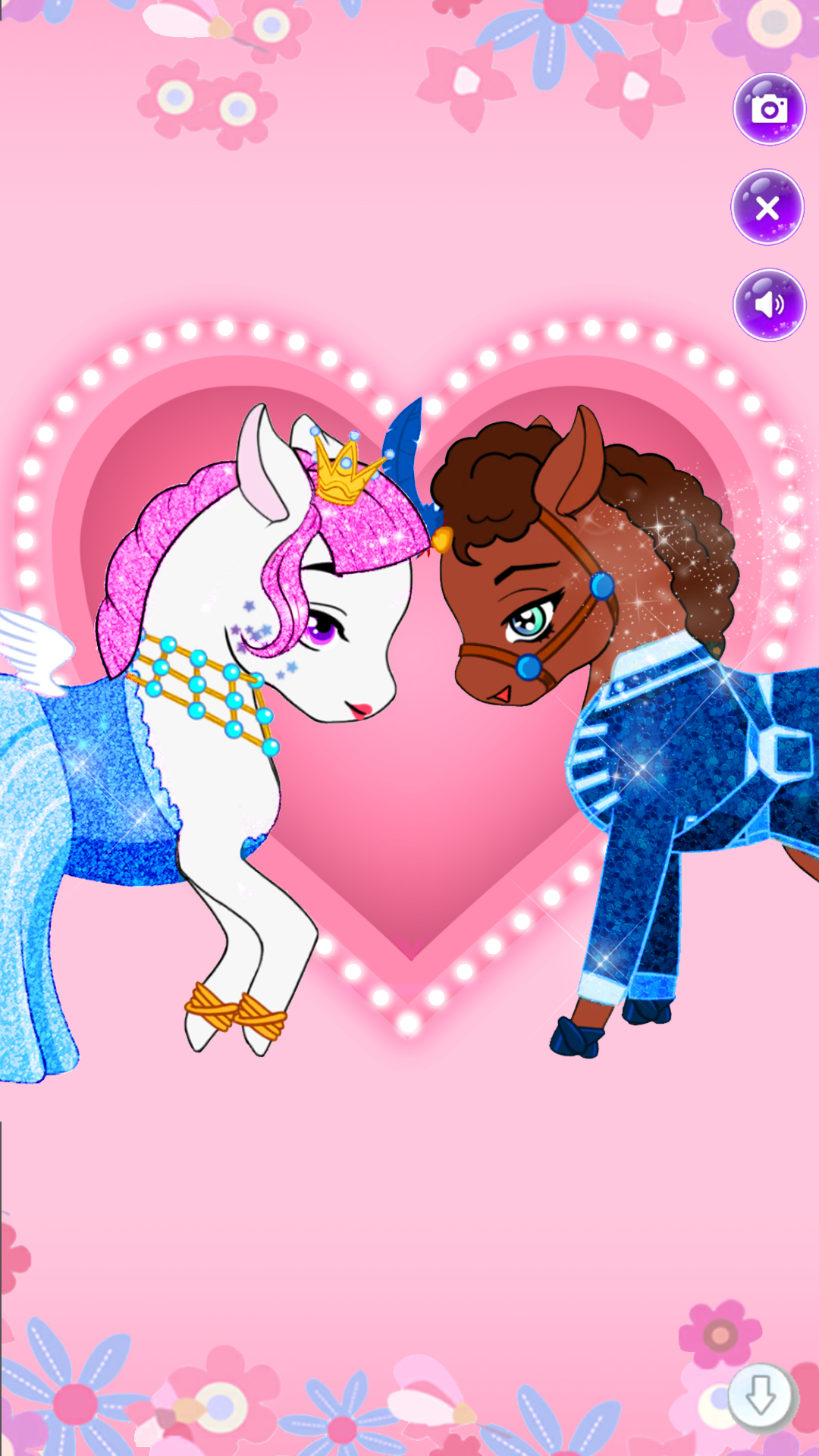 اسکرین شات 6 بازی Chibi Unicorn Games for Girls