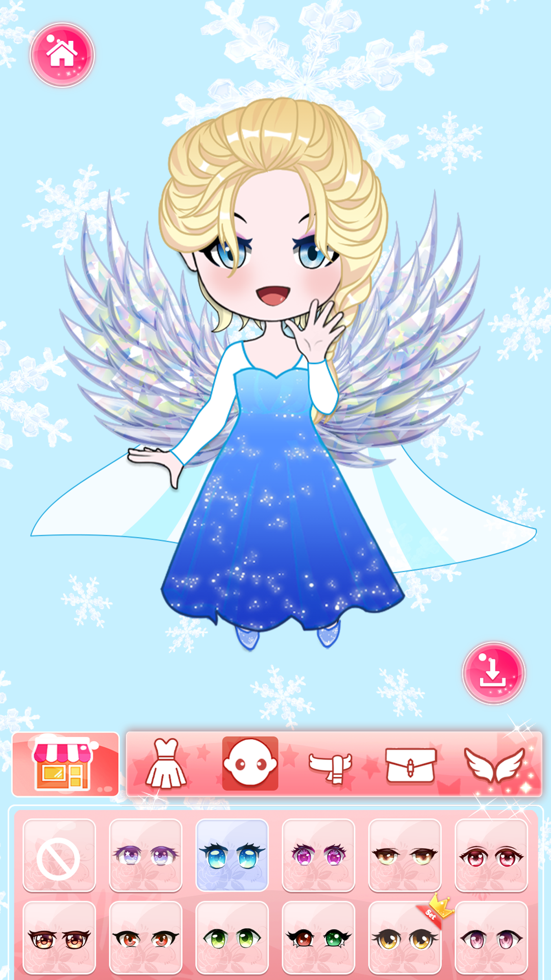 اسکرین شات 3 بازی Chibi Doll: Dress up girl game