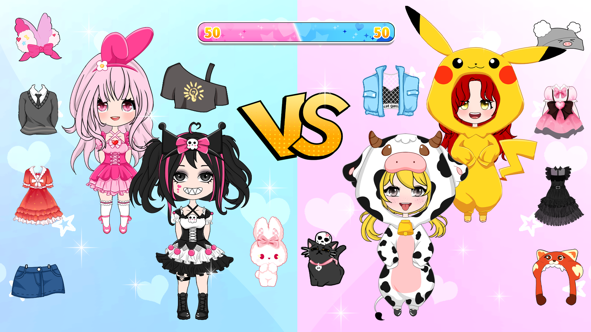 اسکرین شات 6 بازی Chibi Doll: Dress up girl game