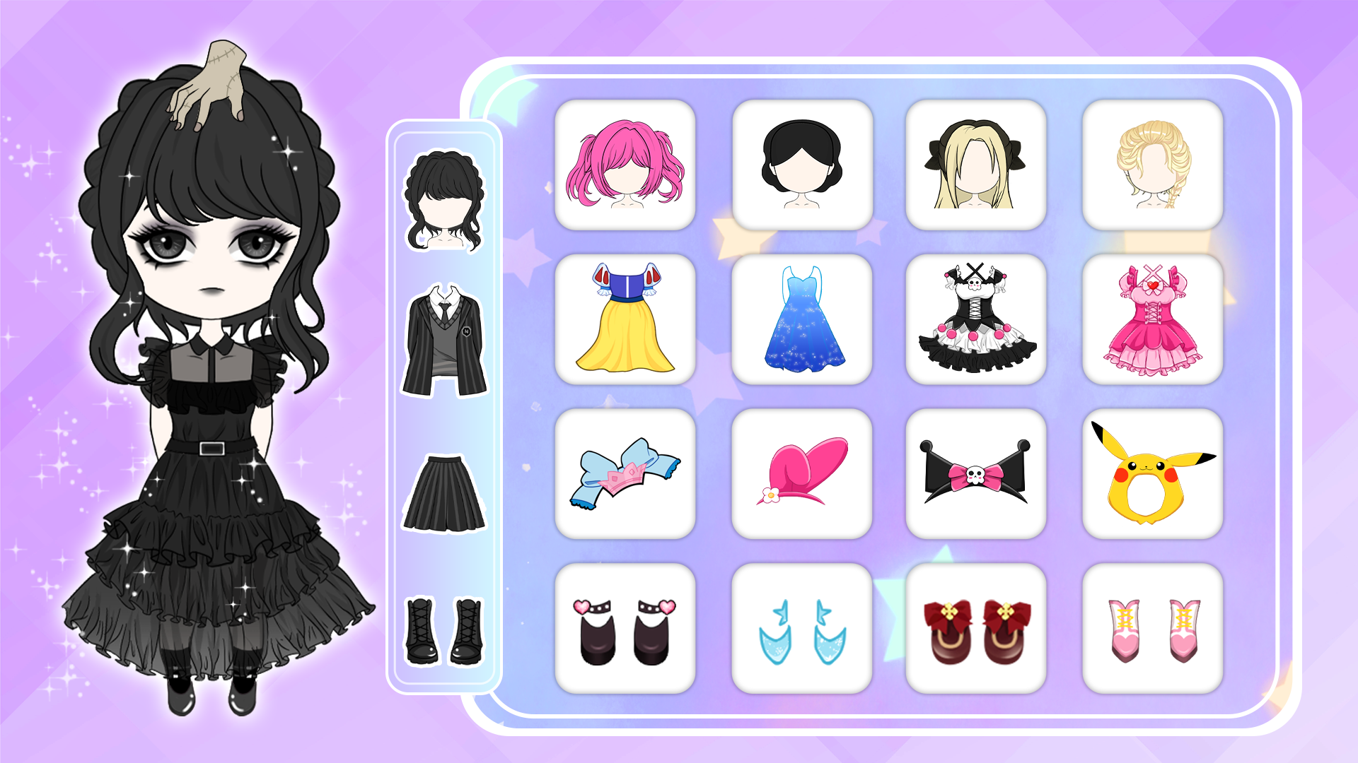 اسکرین شات 7 بازی Chibi Doll: Dress up girl game