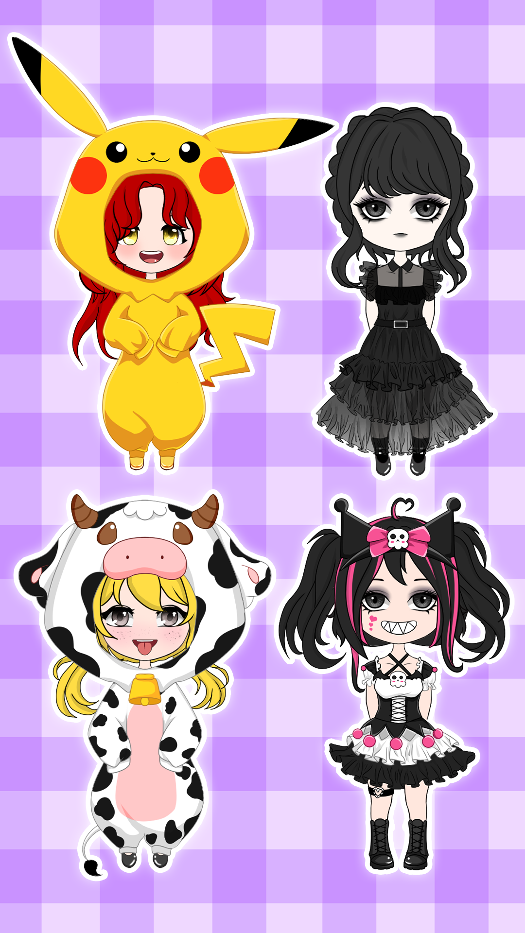اسکرین شات 1 بازی Chibi Doll: Dress up girl game