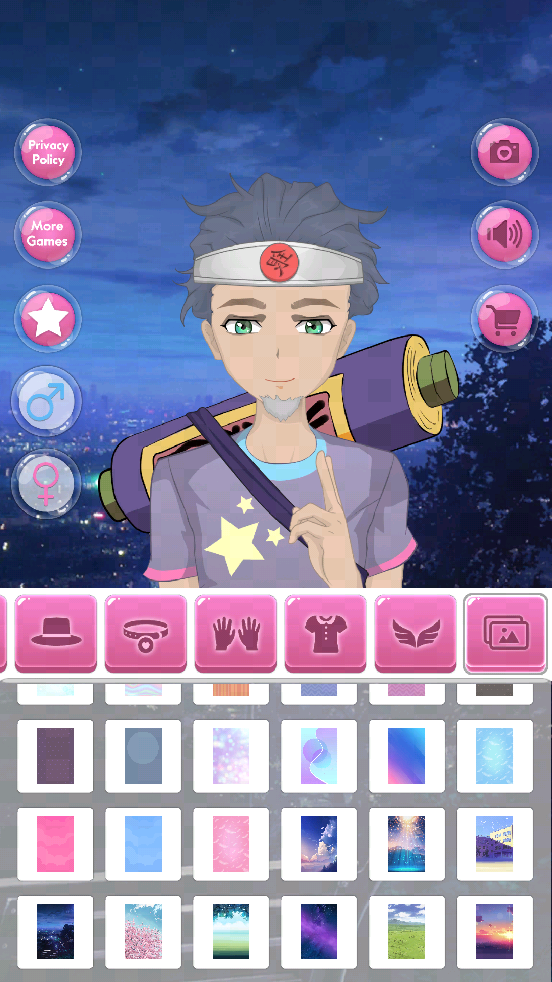 اسکرین شات 8 بازی Anime Avatar - Face Maker