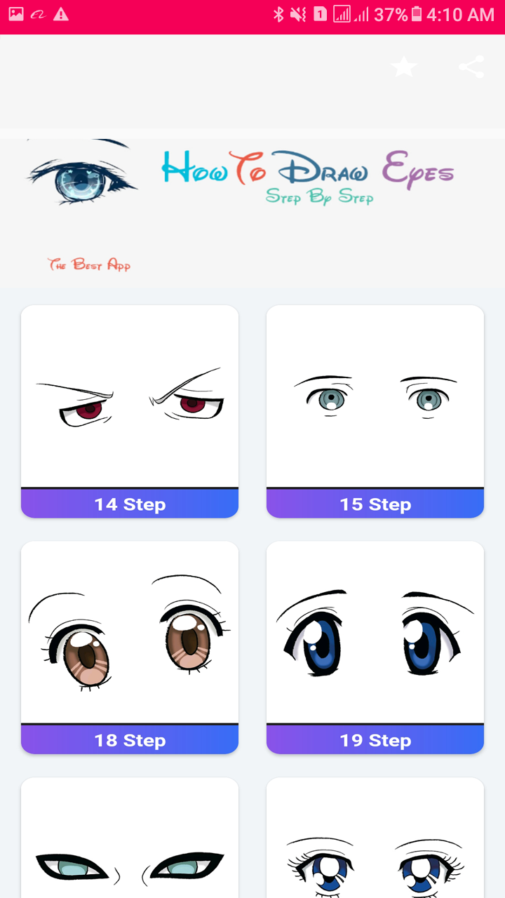 اسکرین شات 1 برنامه Drawing Eyes