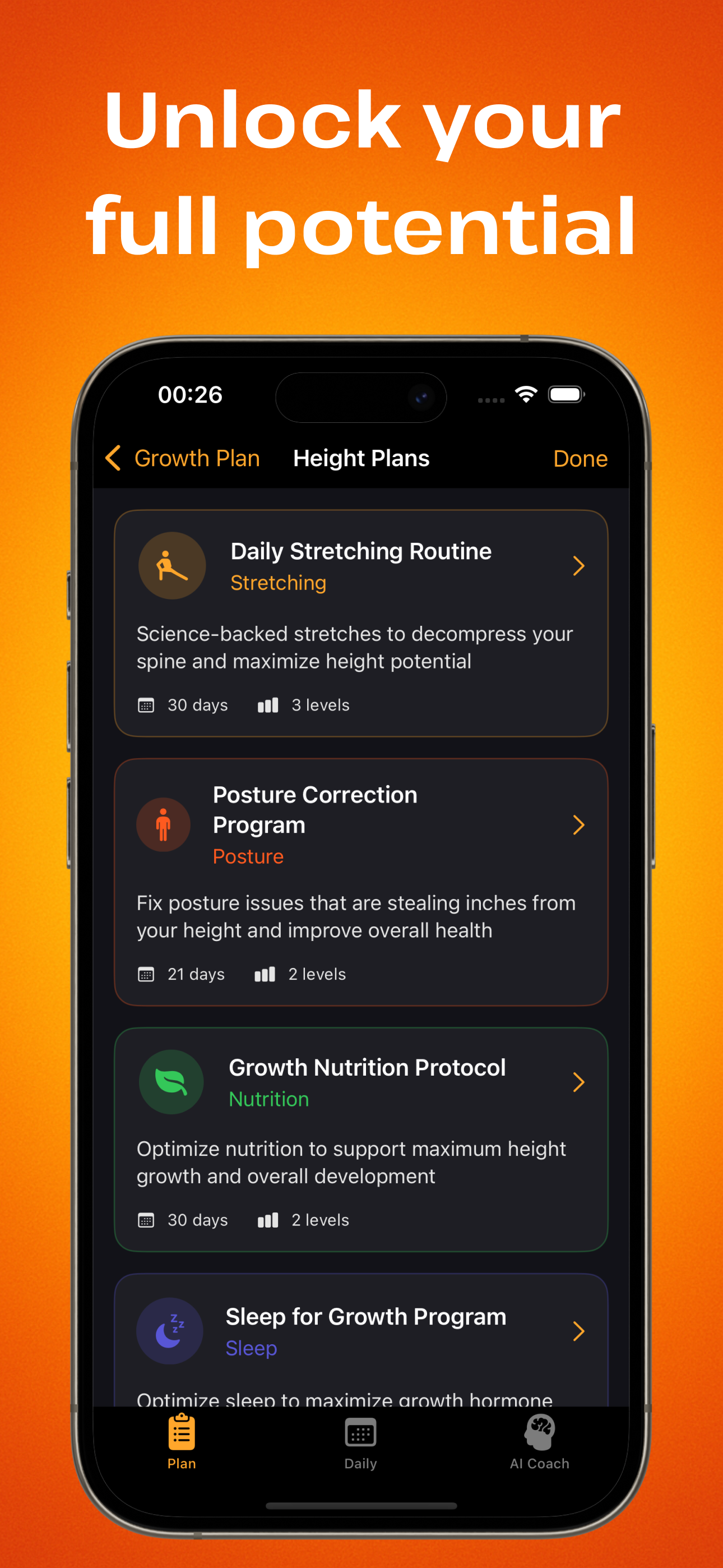 اسکرین شات 2 برنامه HeightBoost - Become Taller