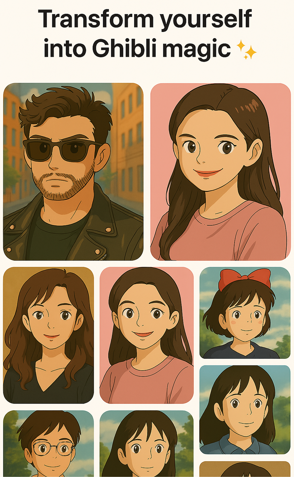 اسکرین شات 1 برنامه Ghibli Anime Maker: AI Image