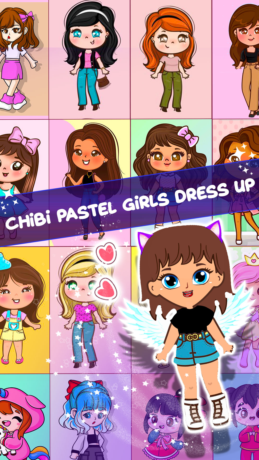 اسکرین شات 1 برنامه DIY Paper Doll Dressup Girls