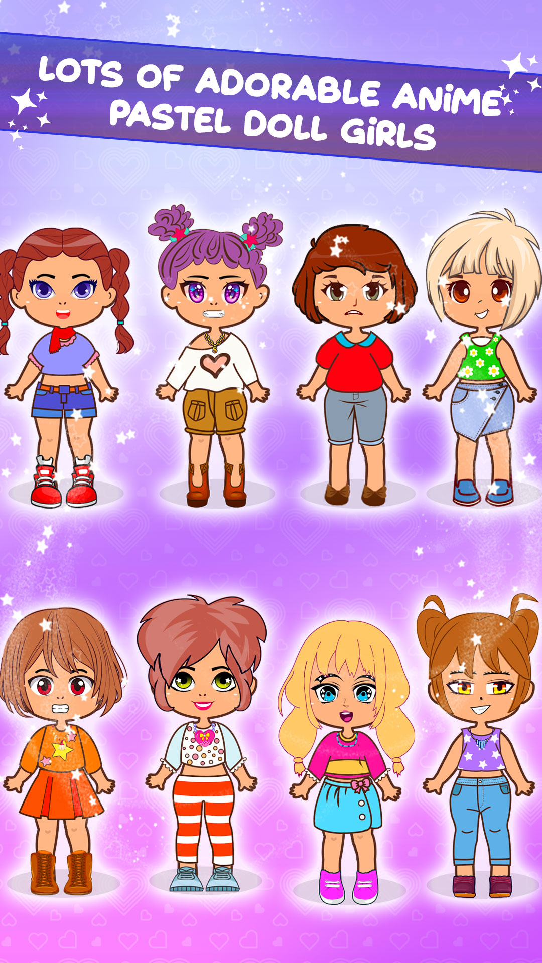 اسکرین شات 8 برنامه DIY Paper Doll Dressup Girls