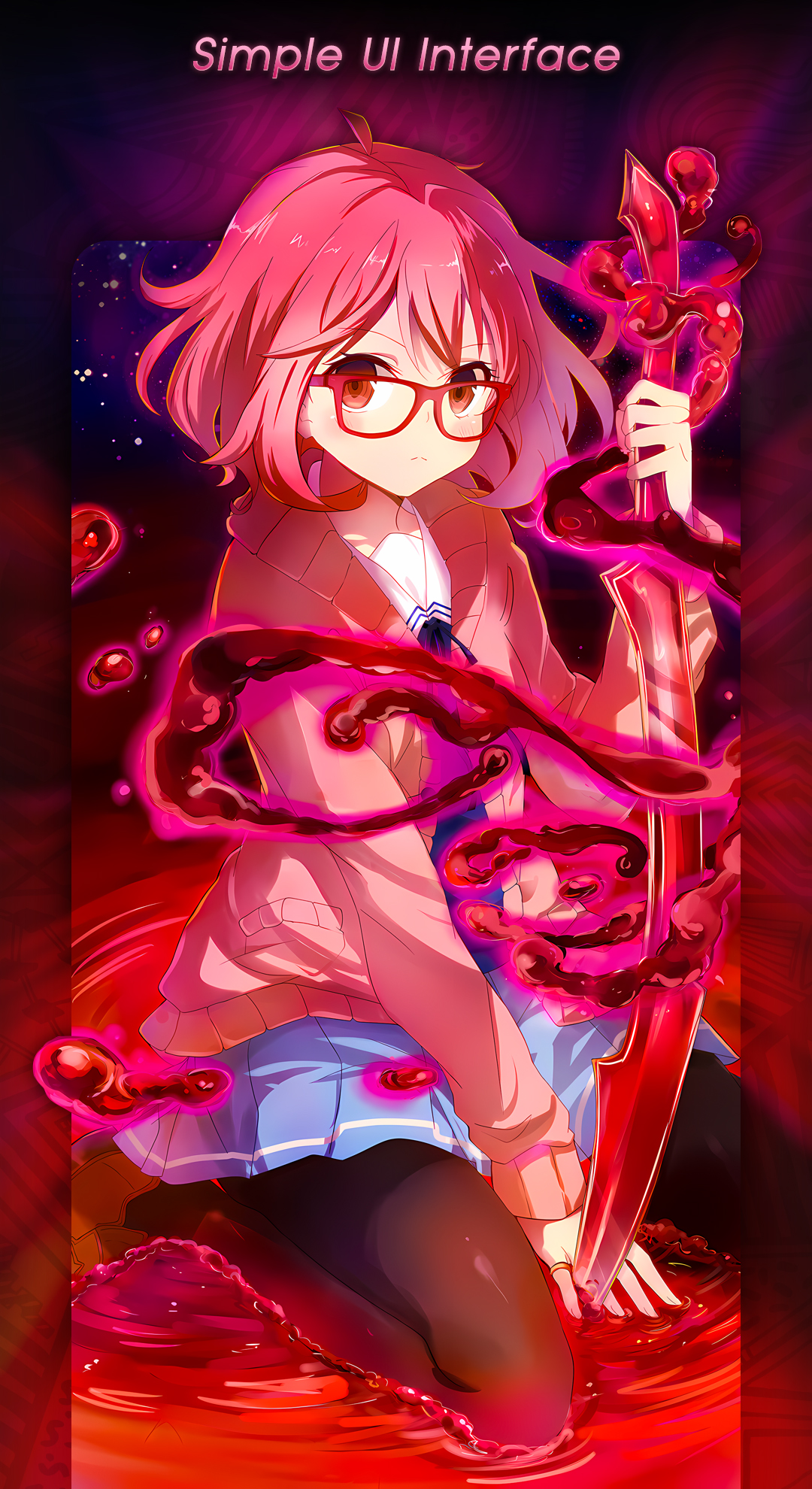 اسکرین شات 5 برنامه Anime Girl Wallpapers