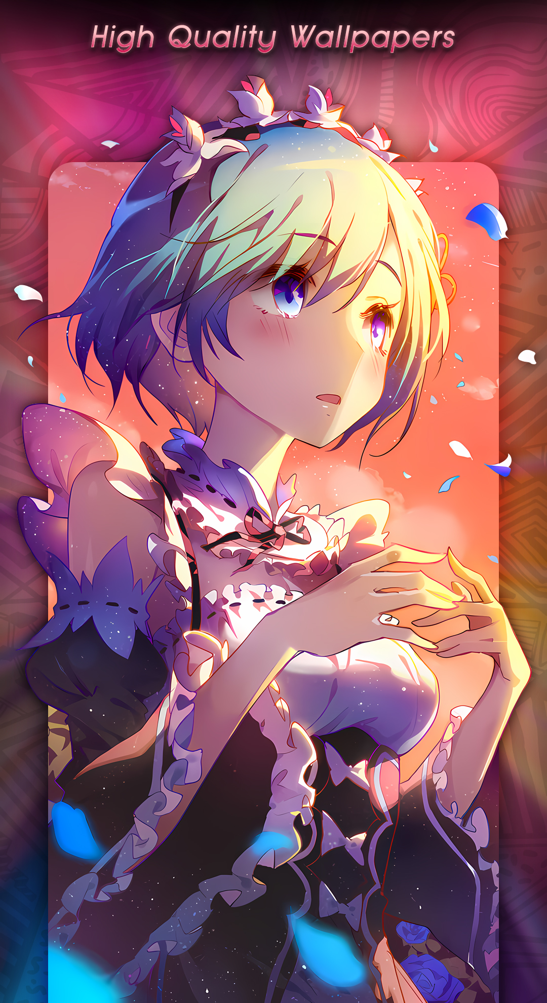 اسکرین شات 3 برنامه Anime Girl Wallpapers