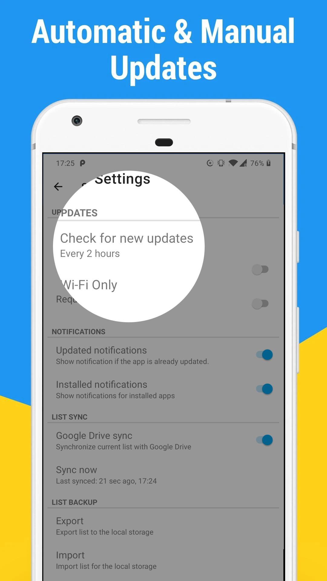اسکرین شات 4 برنامه App Watcher: Check Update