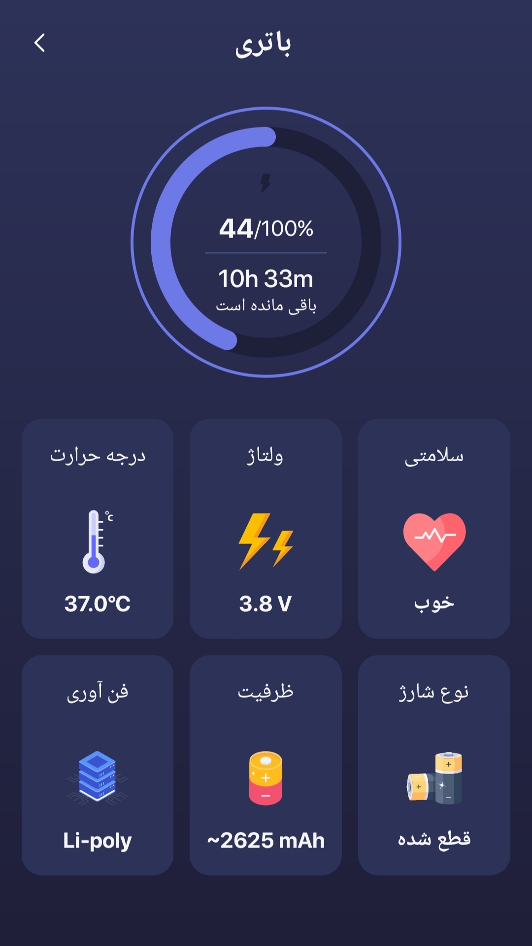 اسکرین شات 2 برنامه تم شارژ گوشی