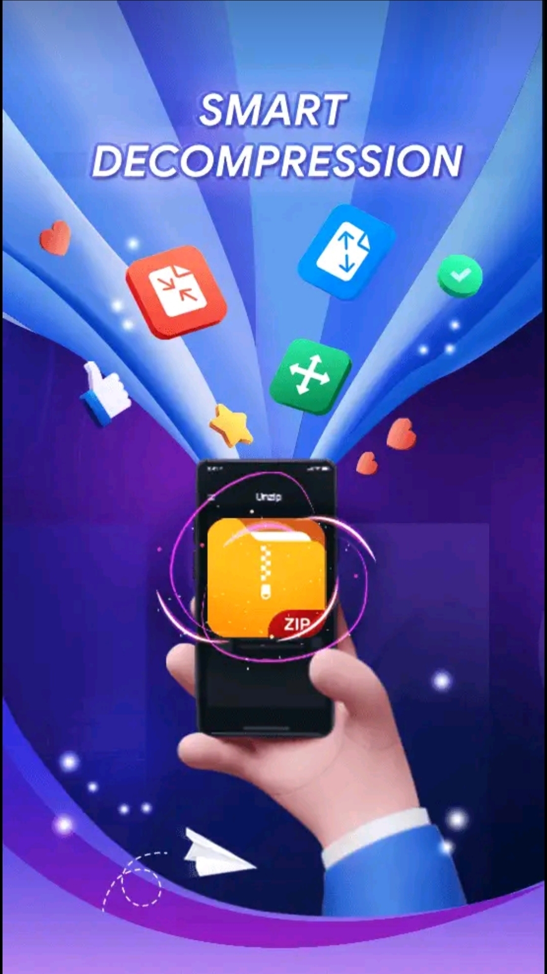 اسکرین شات 3 برنامه باز کردن فایل زیپ