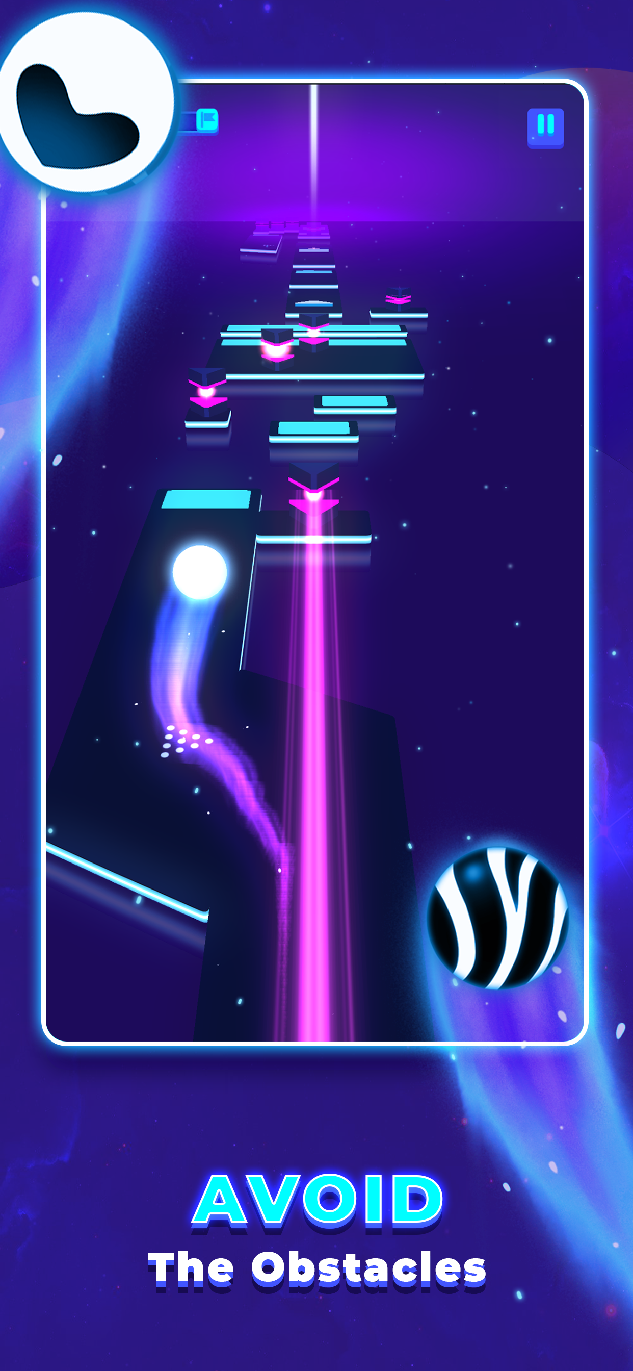 اسکرین شات 7 بازی Jump Ball: Tiles and Beats