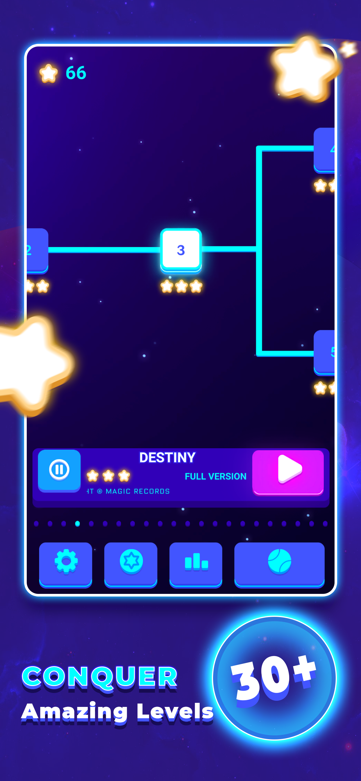 اسکرین شات 1 بازی Jump Ball: Tiles and Beats