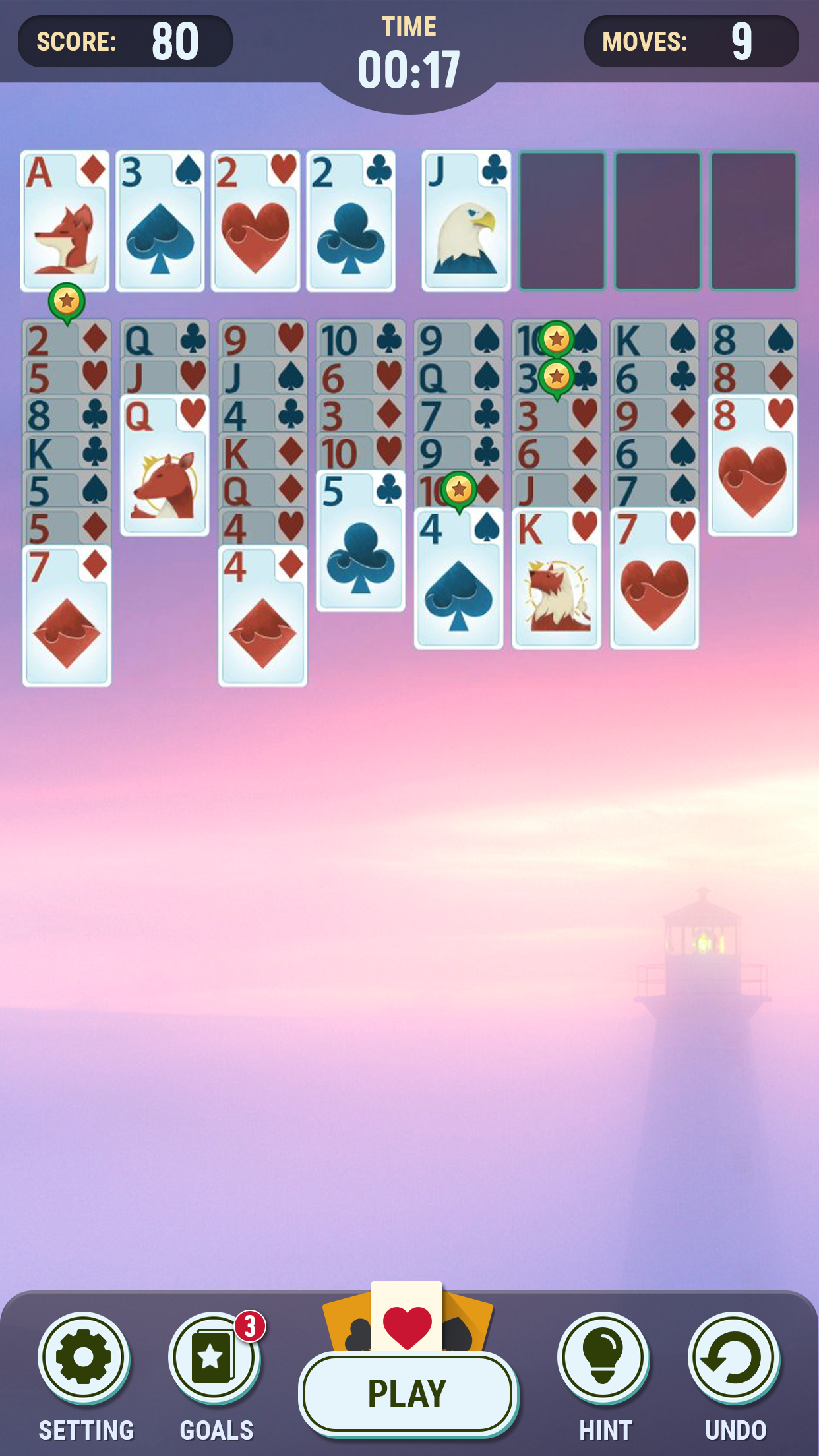 اسکرین شات 7 بازی FreeCell Solitaire