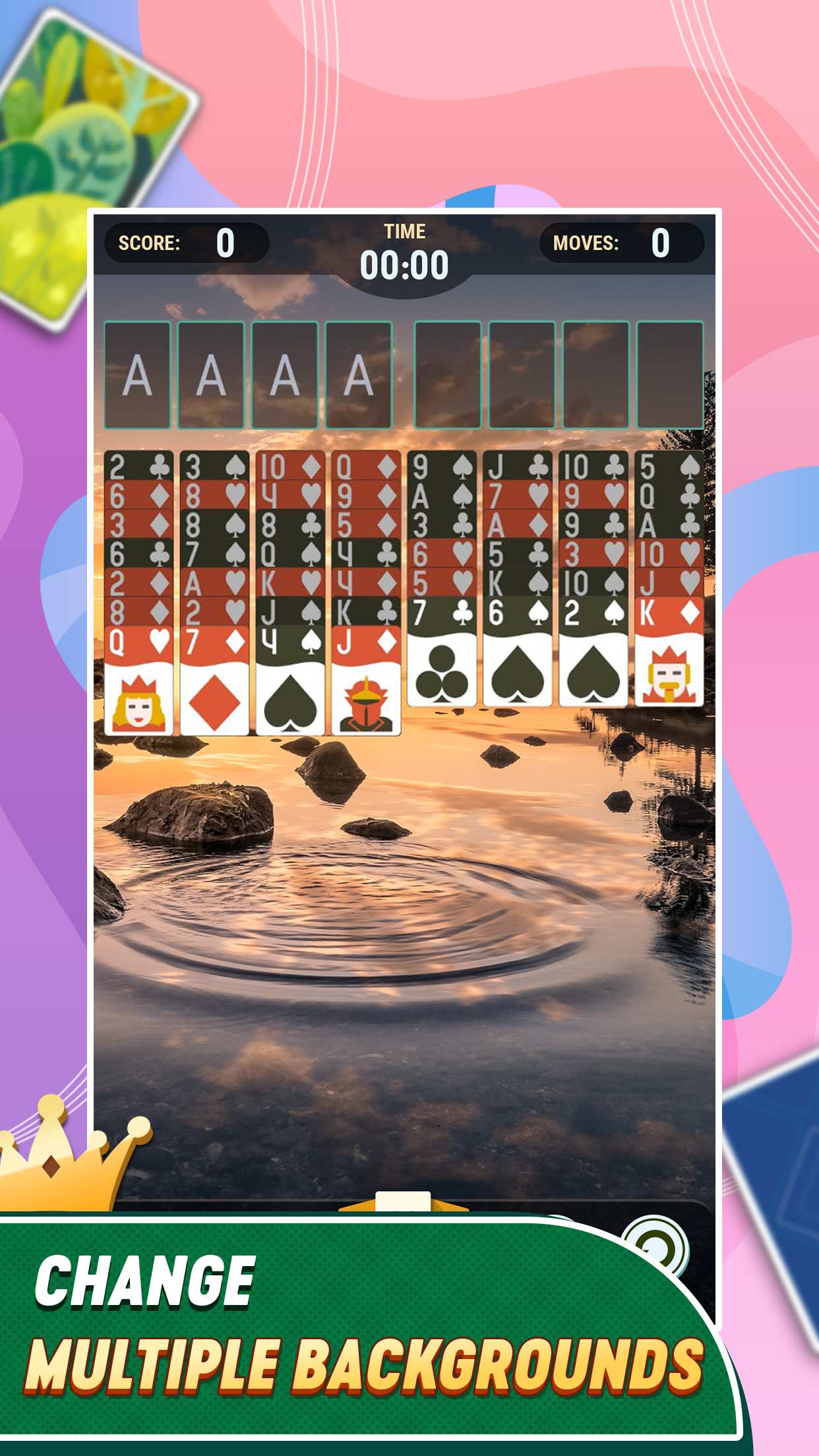 اسکرین شات 2 بازی FreeCell Solitaire