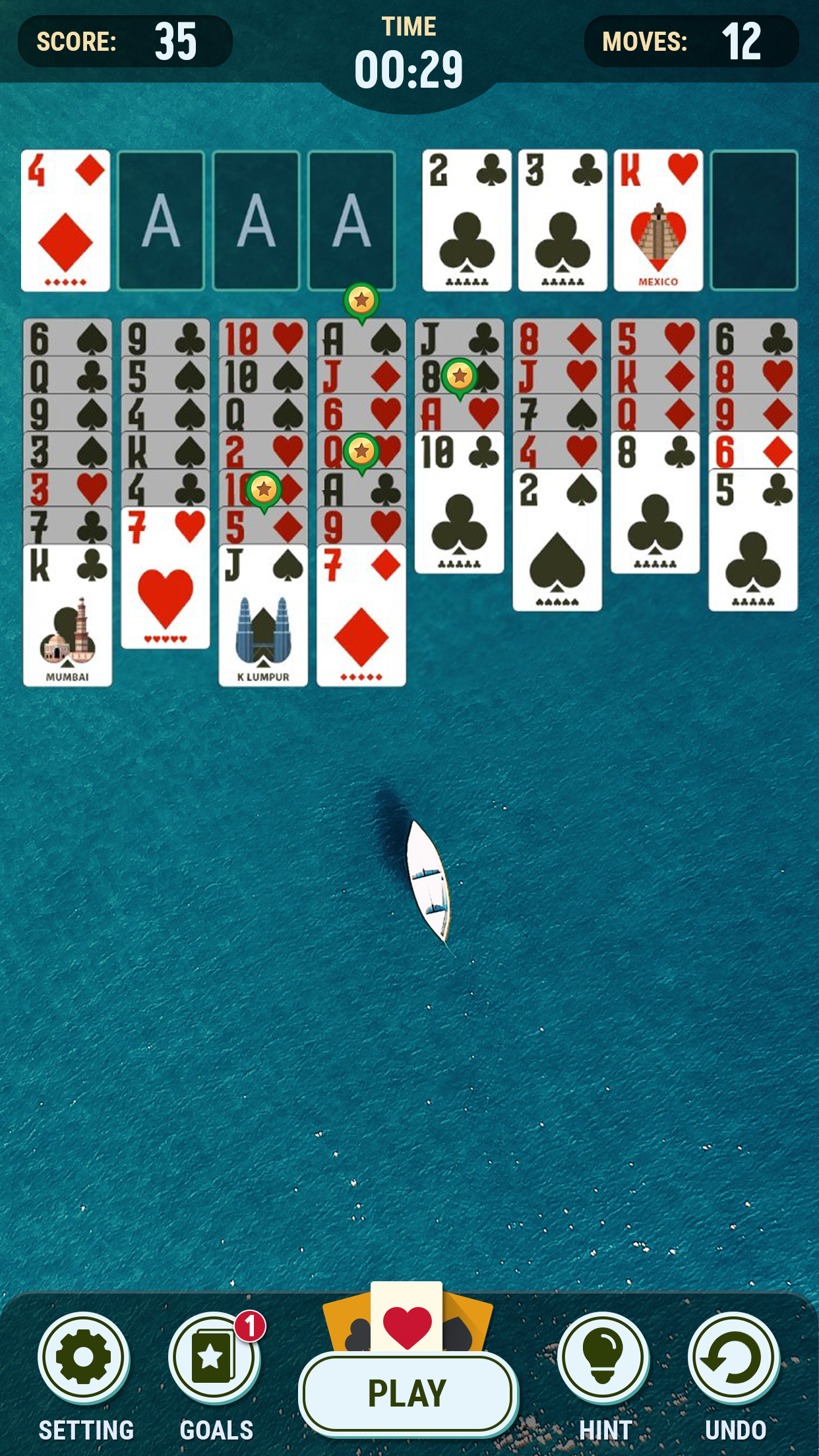 اسکرین شات 5 بازی FreeCell Solitaire