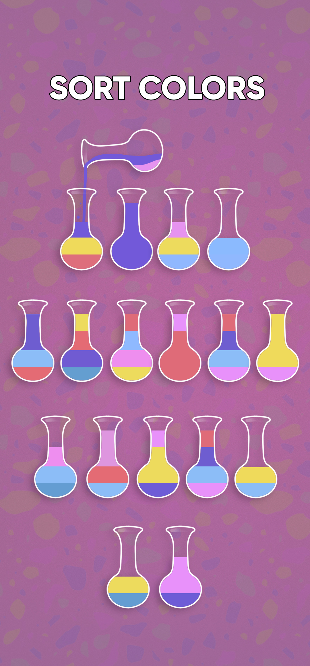 اسکرین شات 1 بازی Water Sort Puzzle: Color Sort