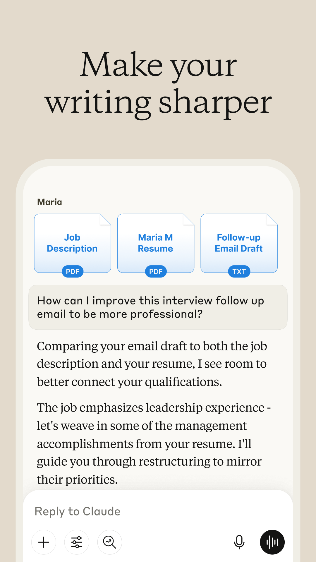 اسکرین شات 5 برنامه Claude by Anthropic