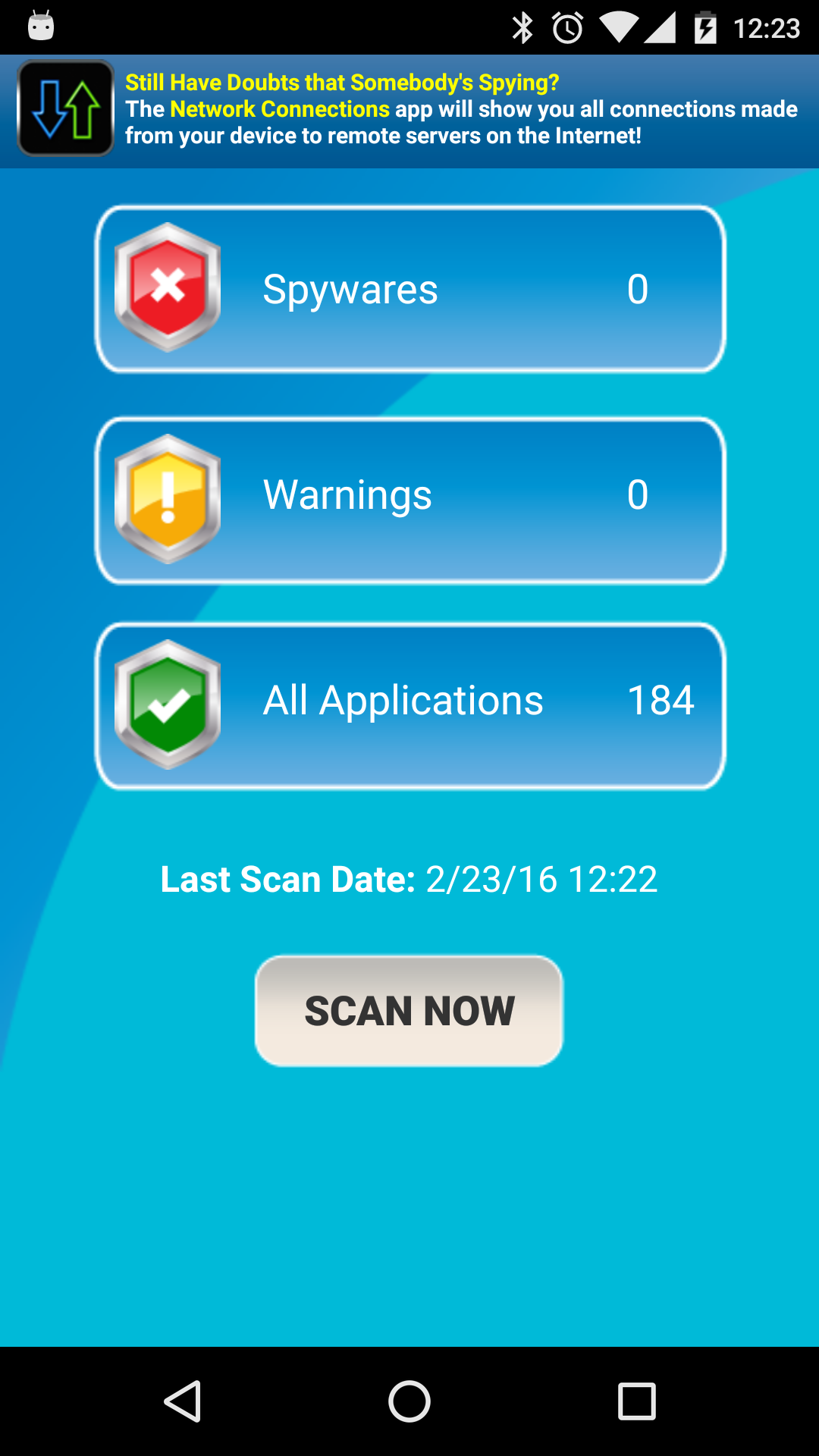 اسکرین شات 1 برنامه Anti Spy Mobile Basic