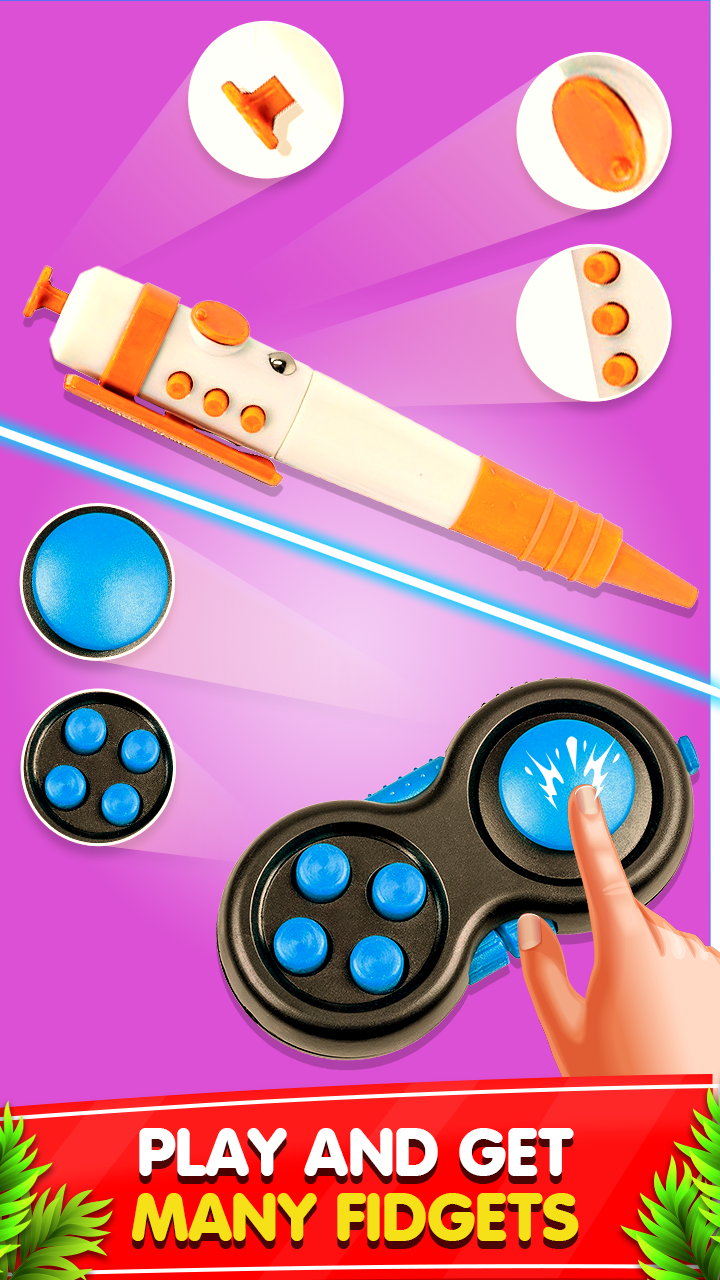 اسکرین شات 4 بازی Anti Stress Fidget Toys Pop it