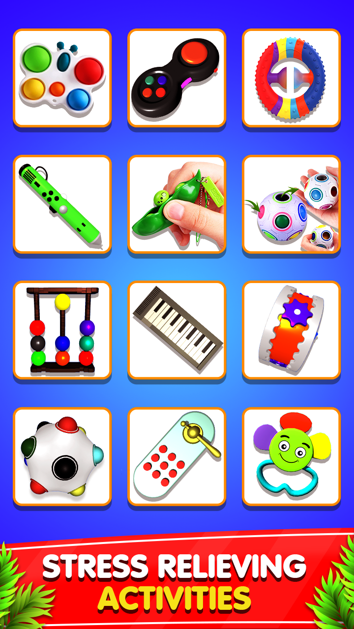 اسکرین شات 1 بازی Anti Stress Fidget Toys Pop it