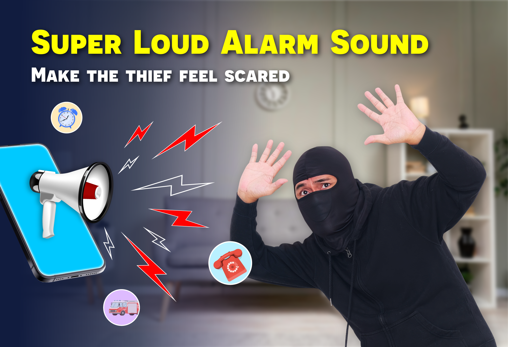 اسکرین شات 4 برنامه Anti Theft: Don't touch phone